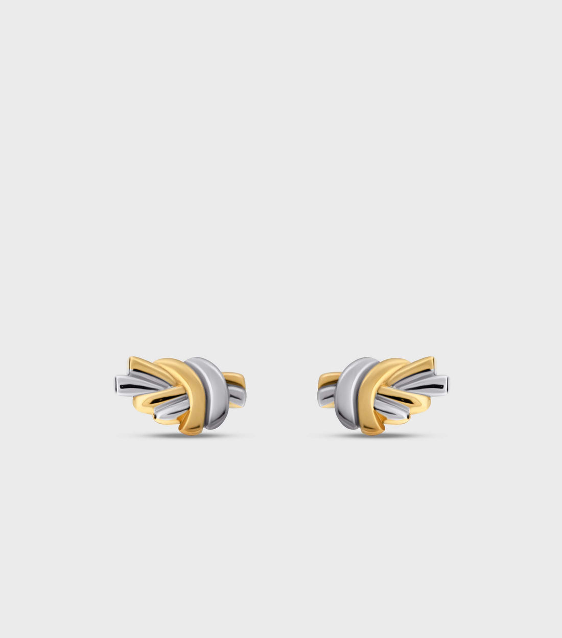Two Tone Knotted Studs