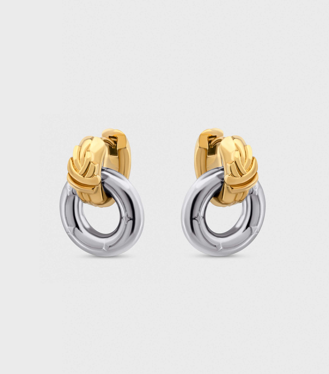 Two Tone Loop Hoops