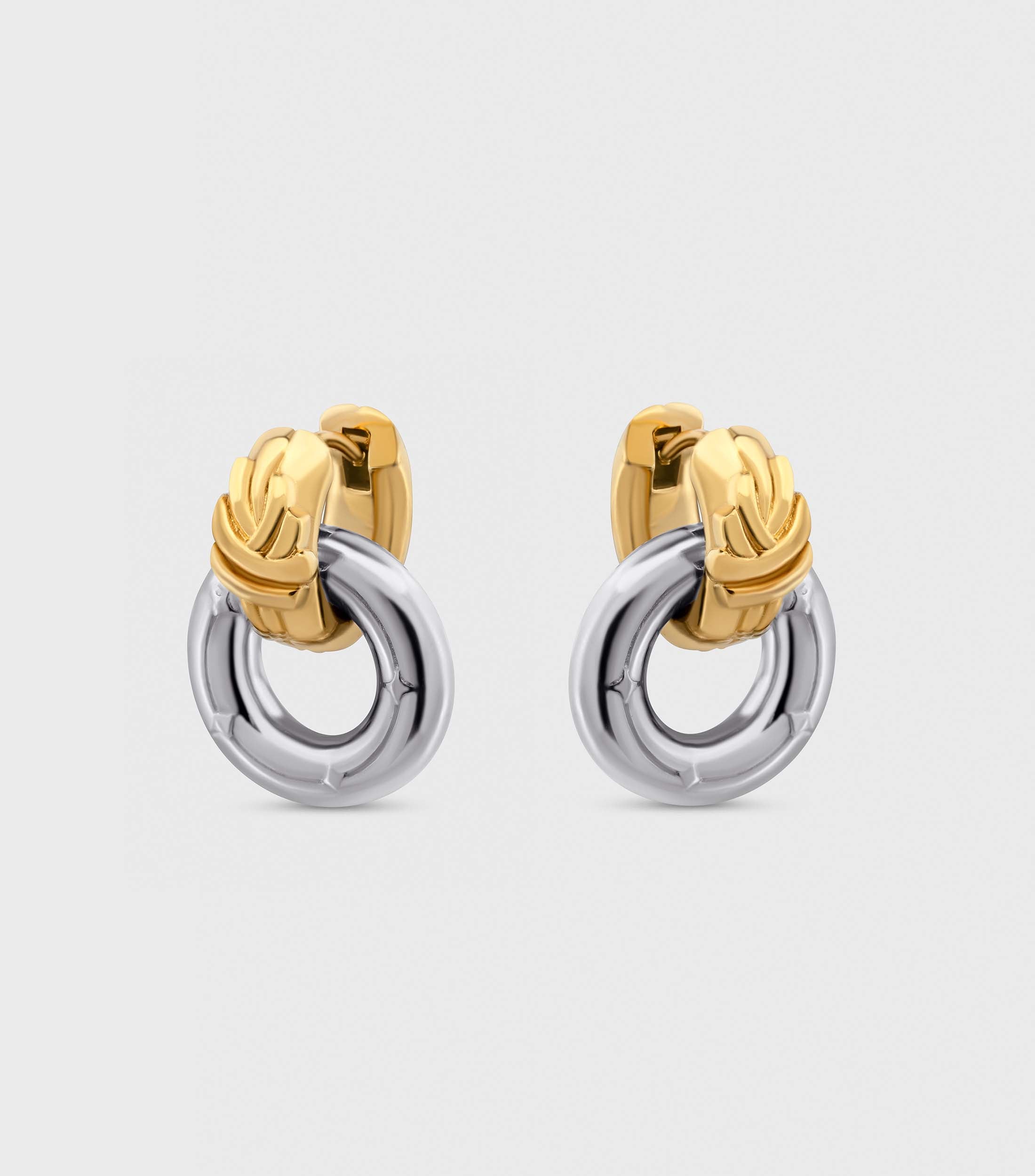 Two Tone Loop Hoops