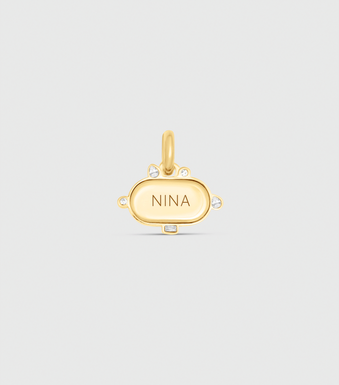 Celeste Engraving Plate Pendant