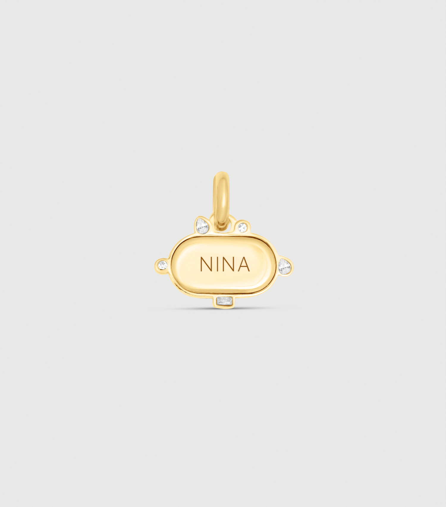 Celeste Engraving Plate Pendant