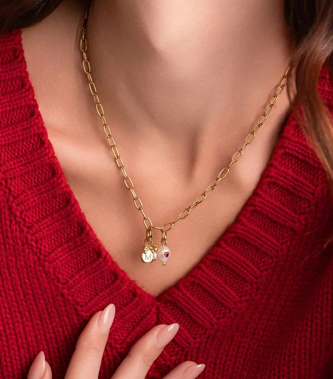 Bow Engraving Pendant