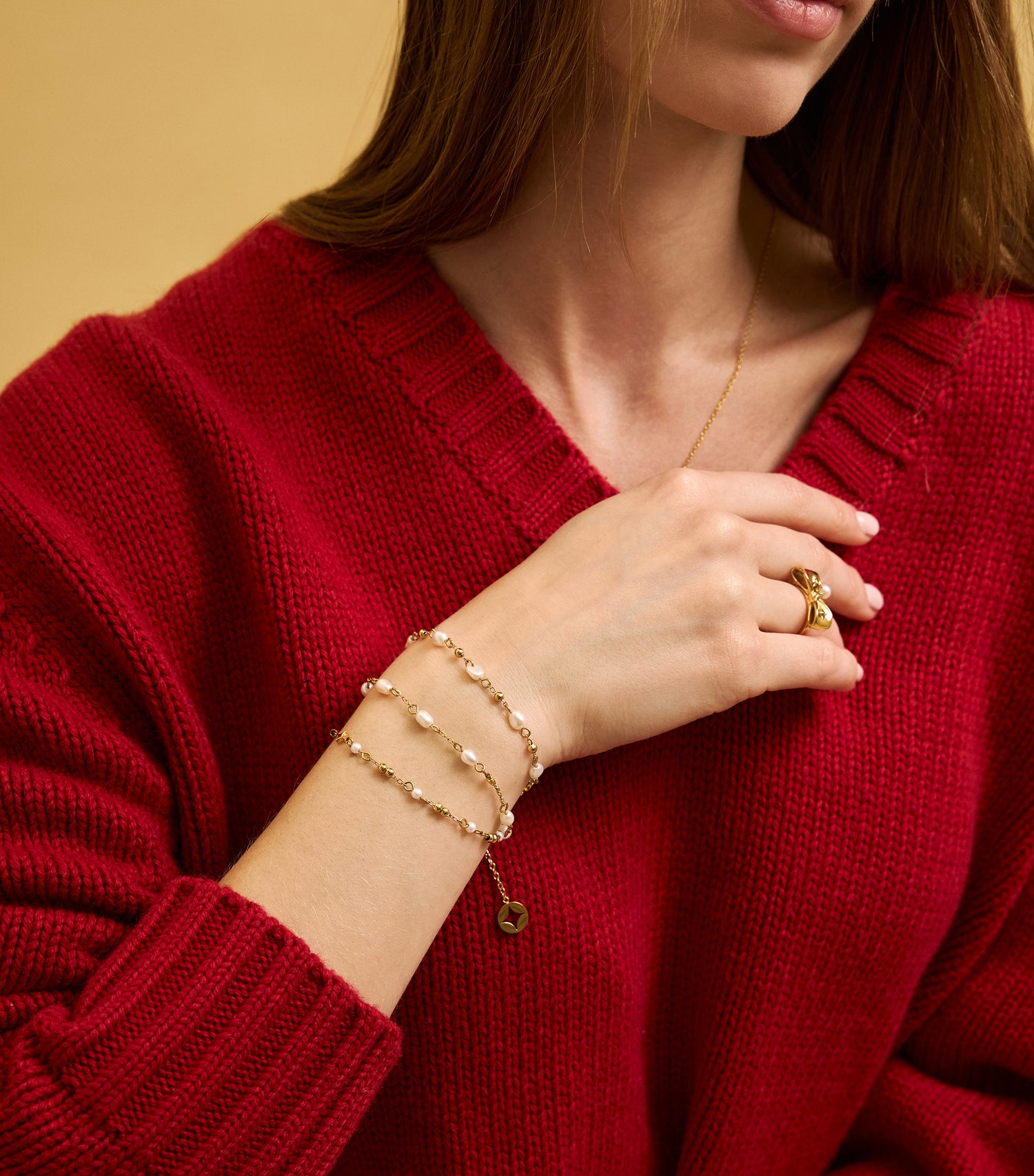 Lunar Drip Triple Bracelet