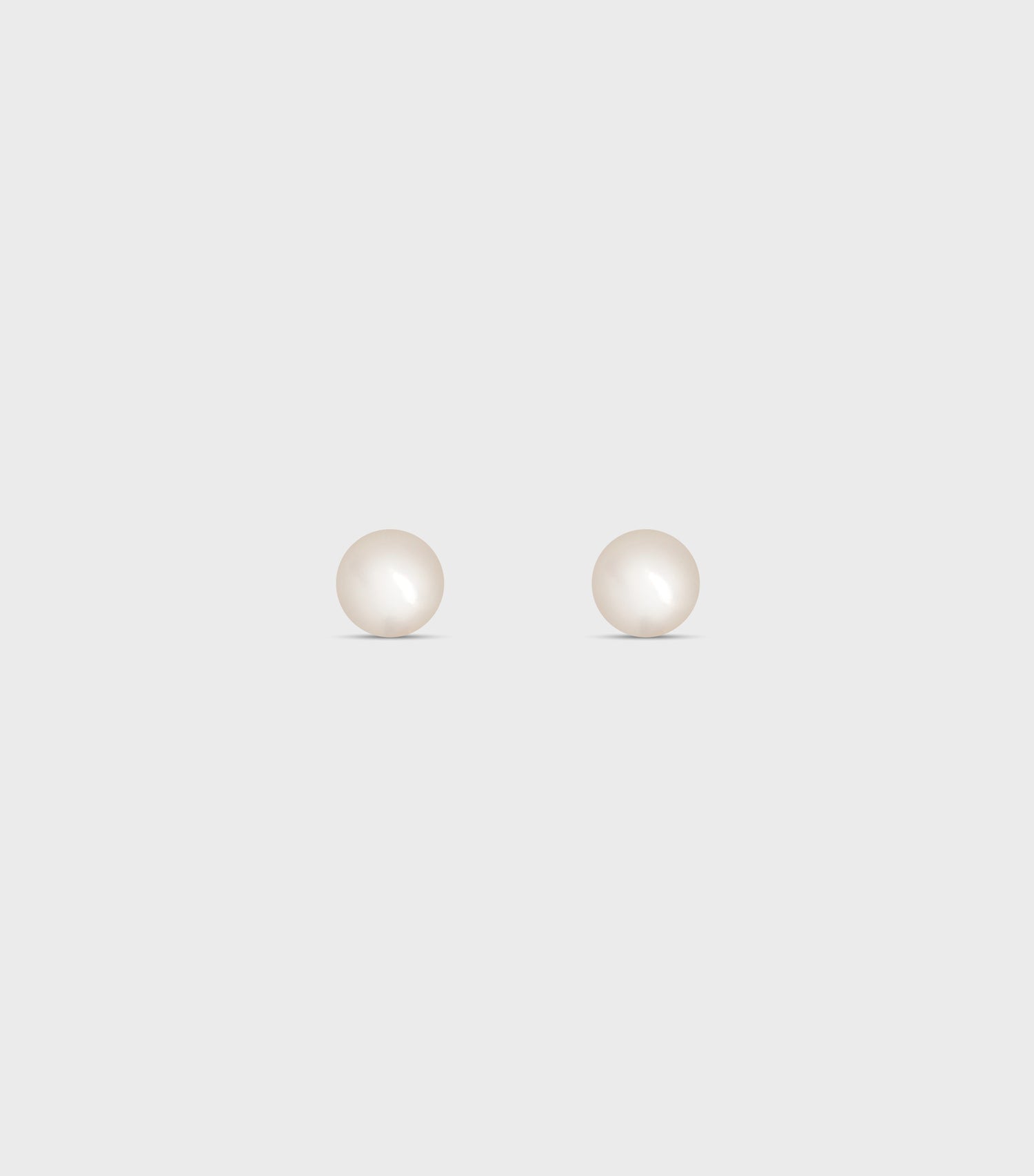 18k Solid Gold Fine Classic Pearl Earrings