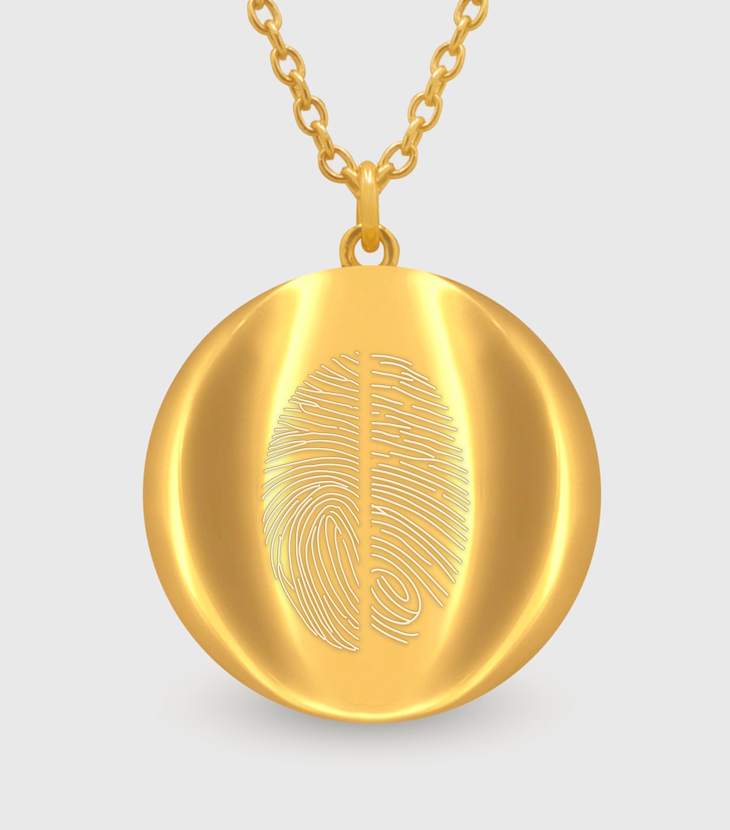 Celestial Demi-Fine Pendant Necklace with Two Imprints