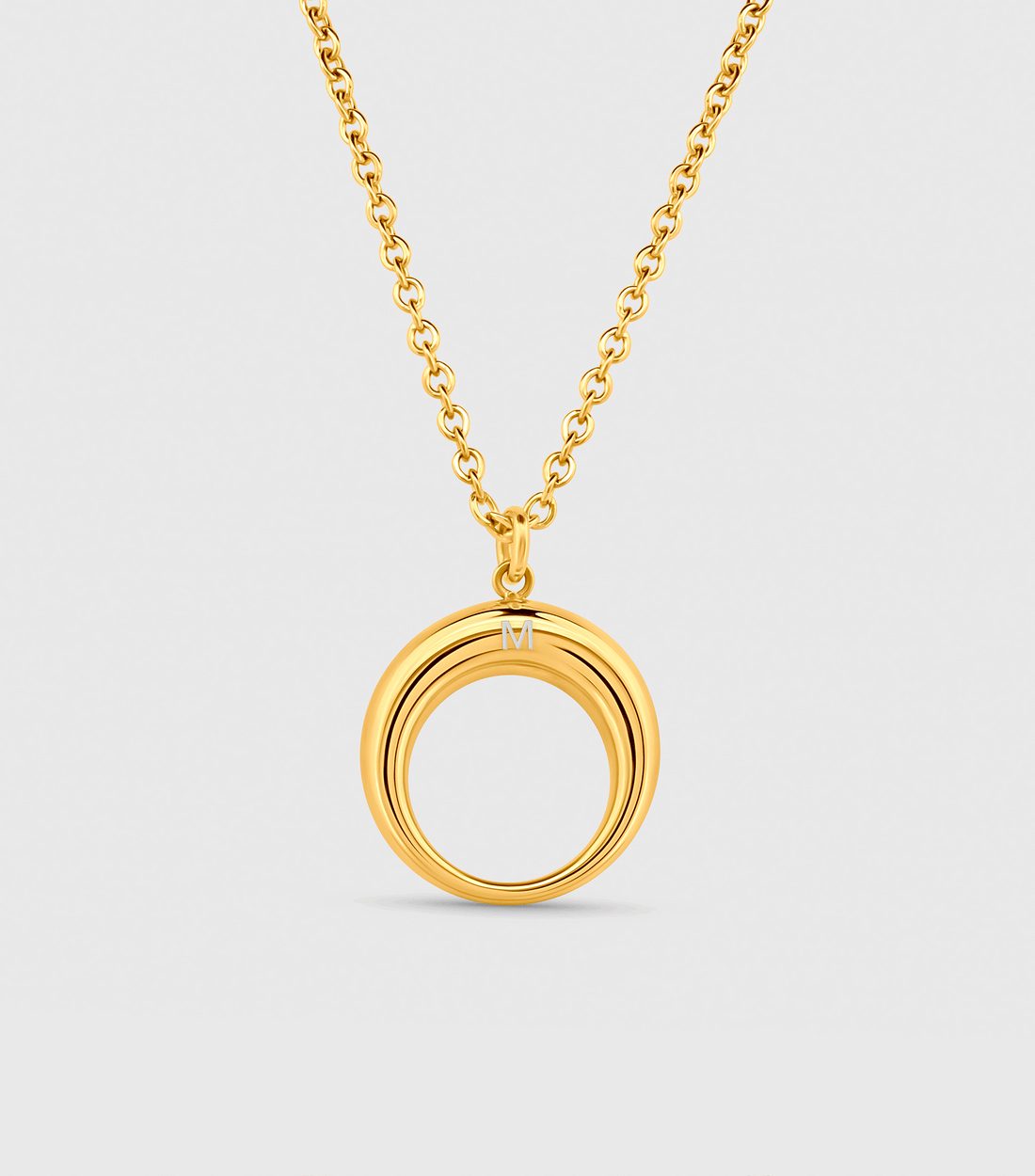 Crescent Moon Pendant Necklace