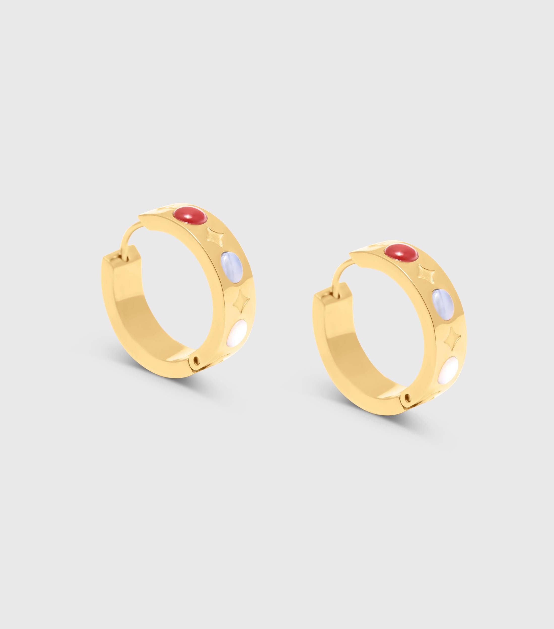 Crimson Dusk Hoops