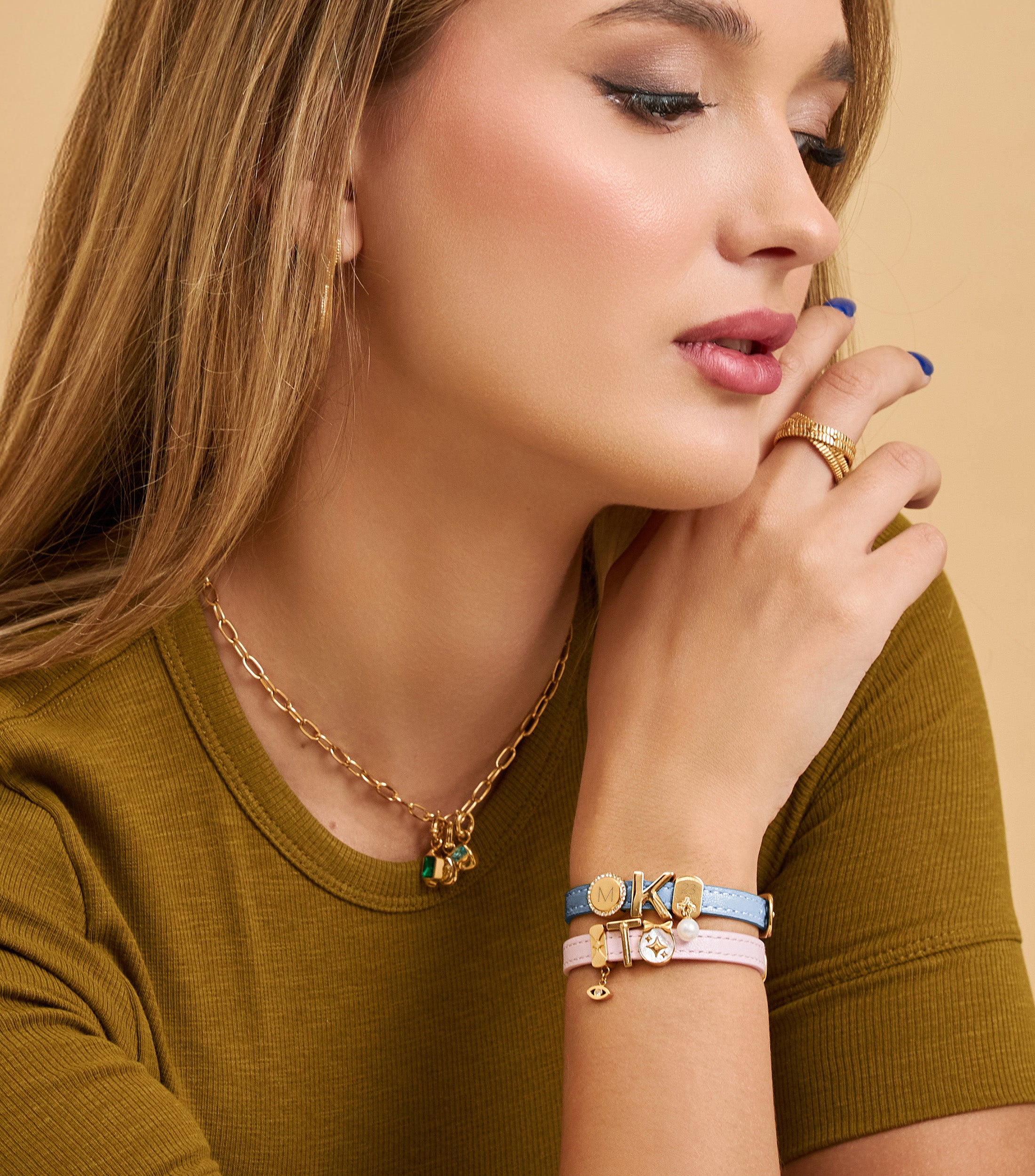 Infinity Glitter Charm