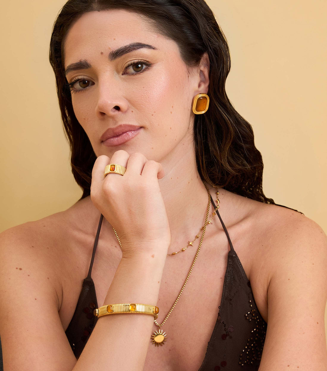 Amber Glow Bangle