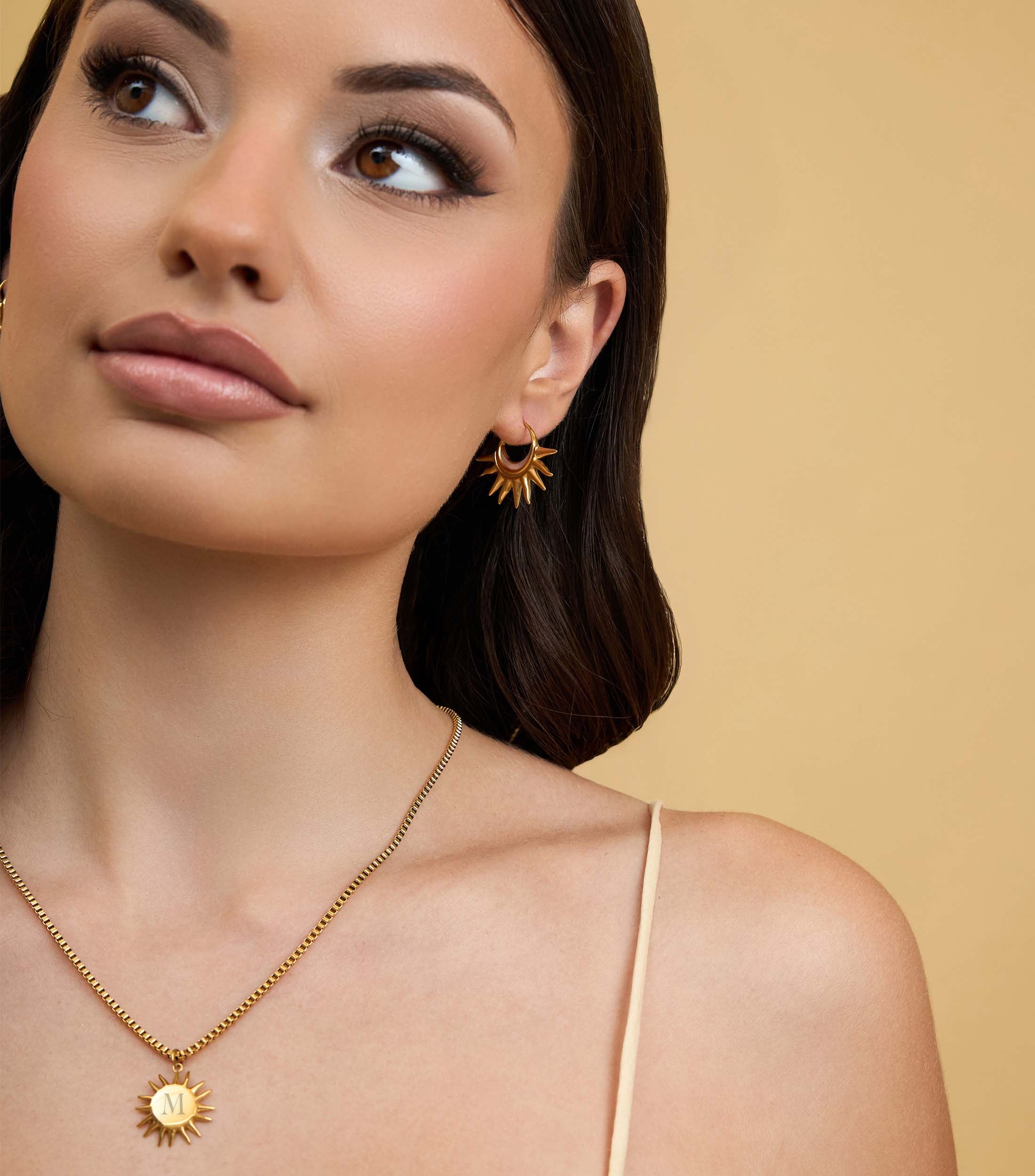 Eternal Sun Ring and Hoops Gift Set