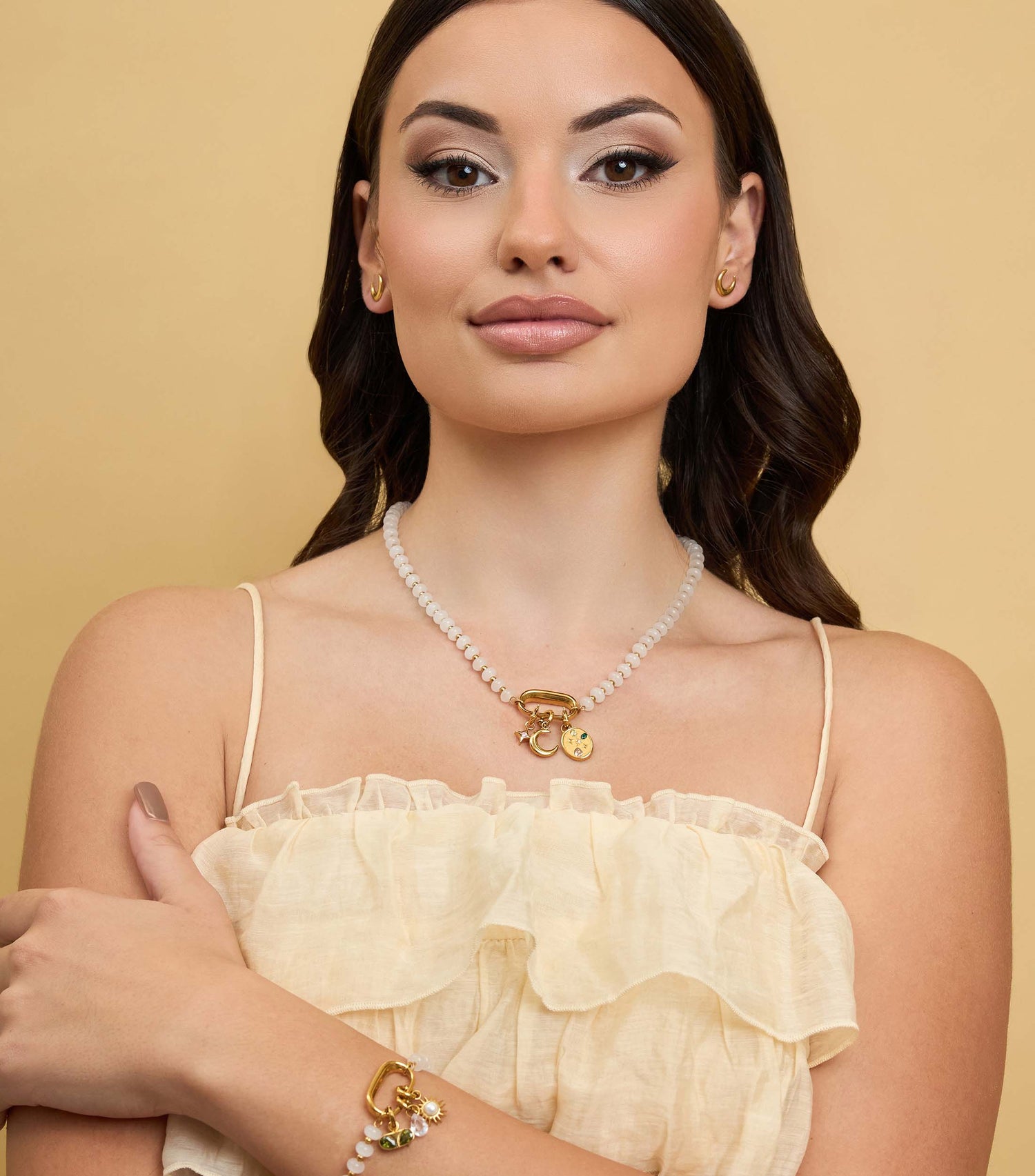 Luna Crescent Studs