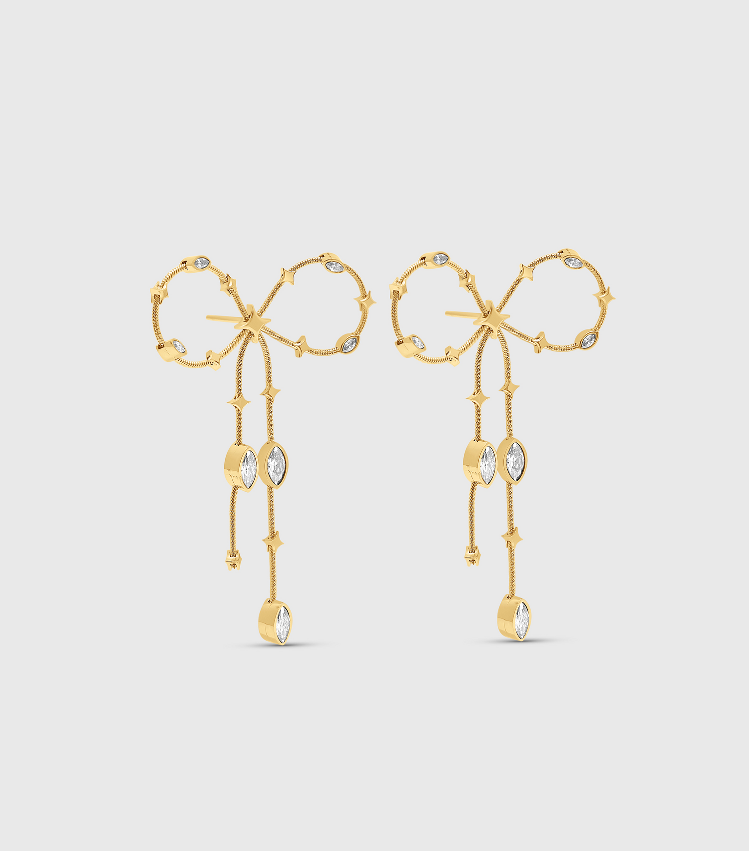 Glistening Bow Studs