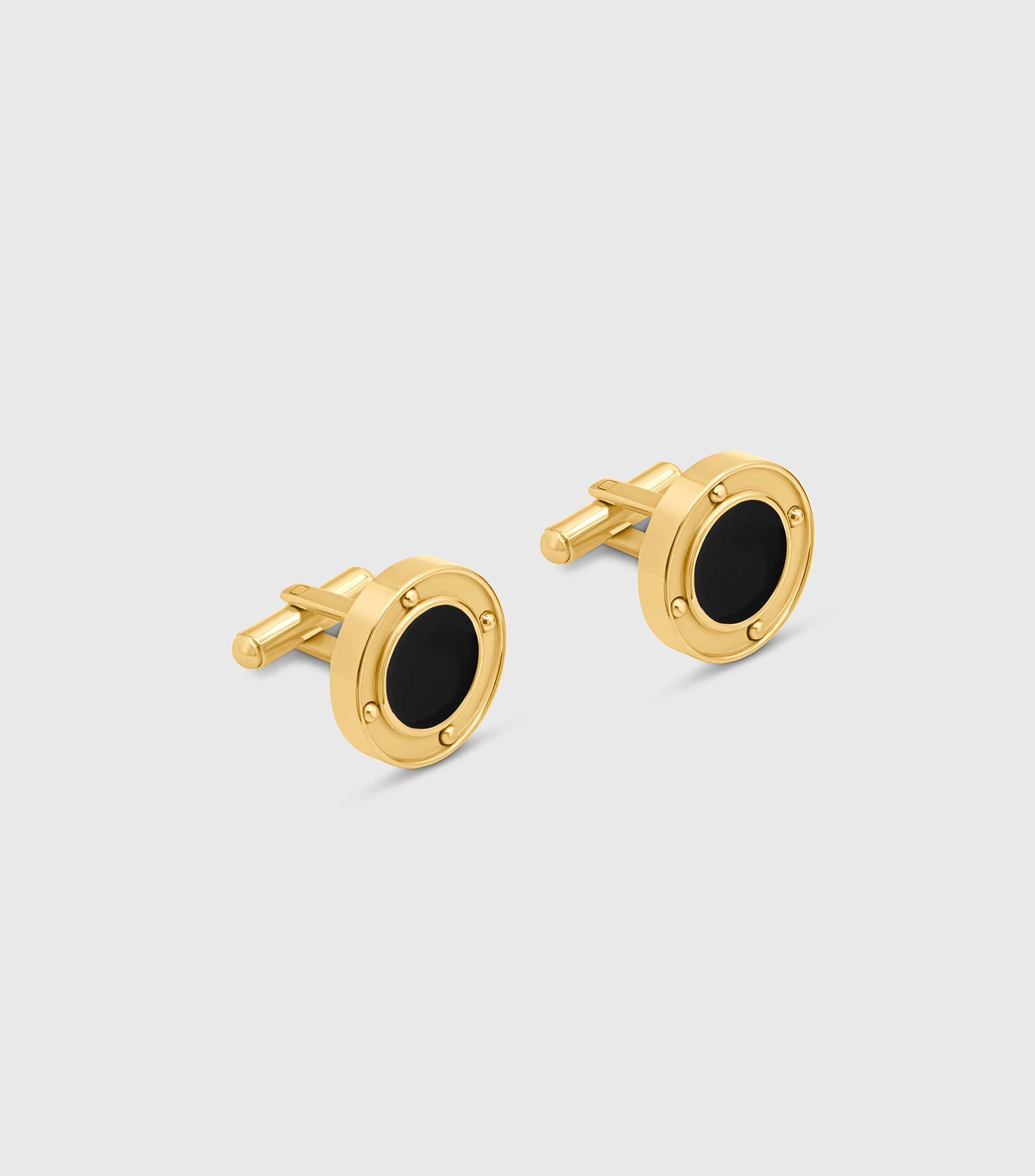 Black Enamel Cufflinks