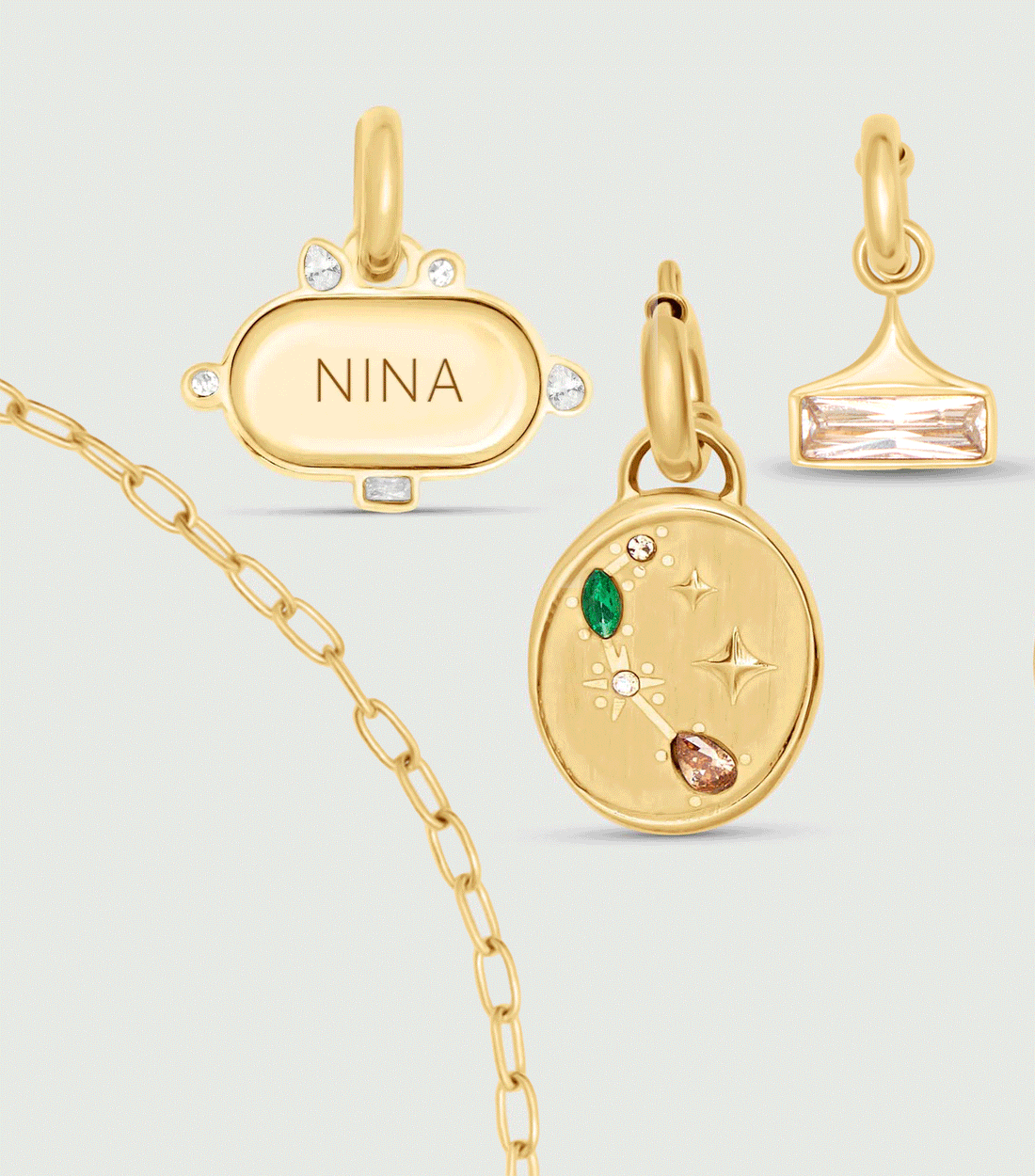 Link Pendant Necklace Gift Set