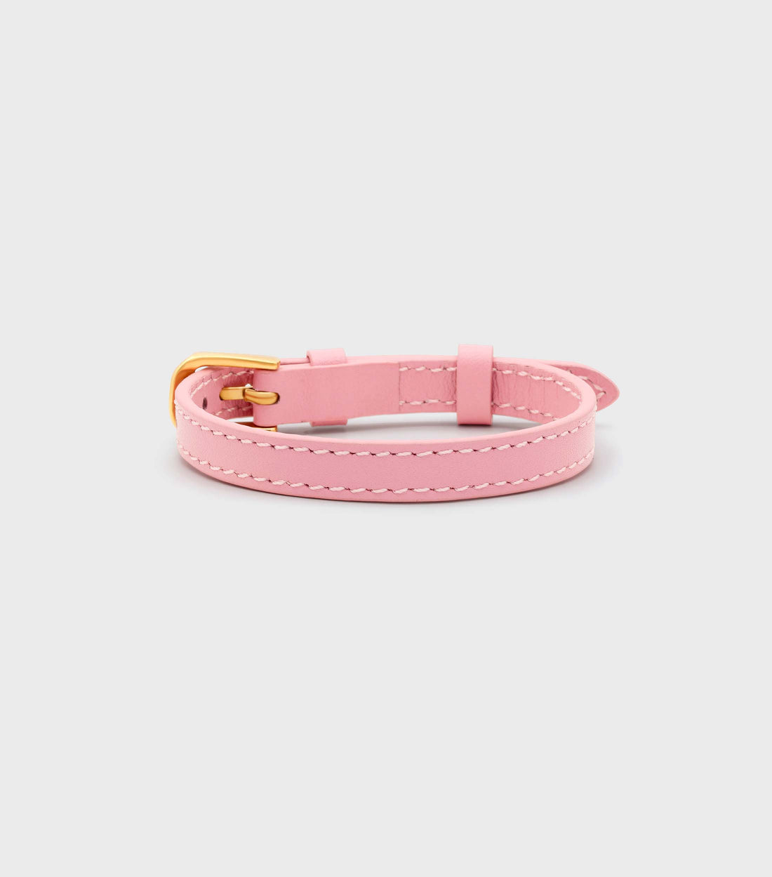 Pink Leather Bracelet