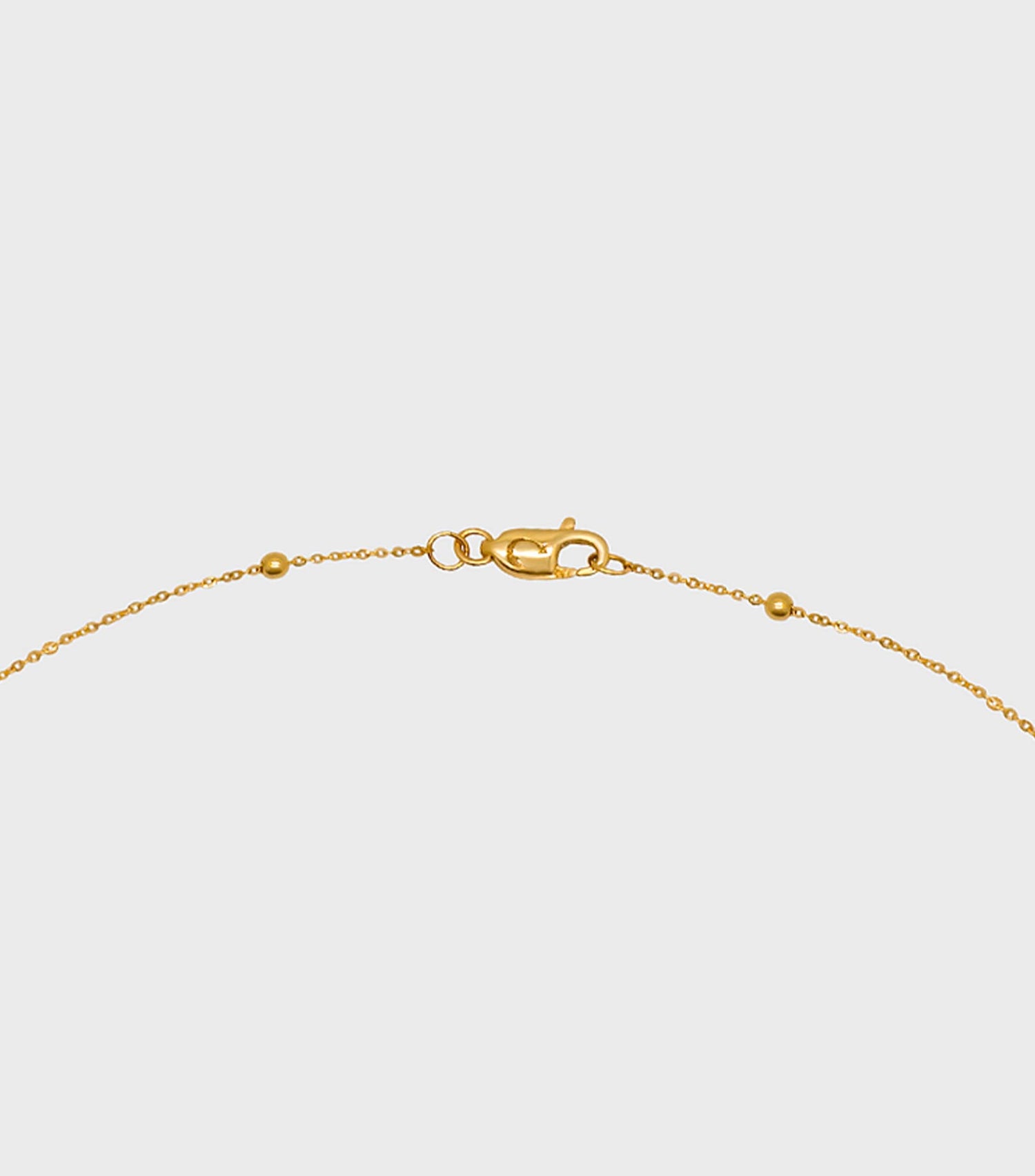 18k Solid Gold Fine Ball Chain Necklace