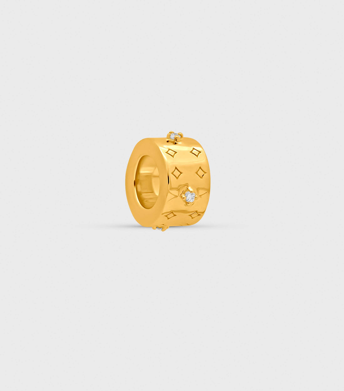 9K Solid Gold Se-Luna Ring Charm