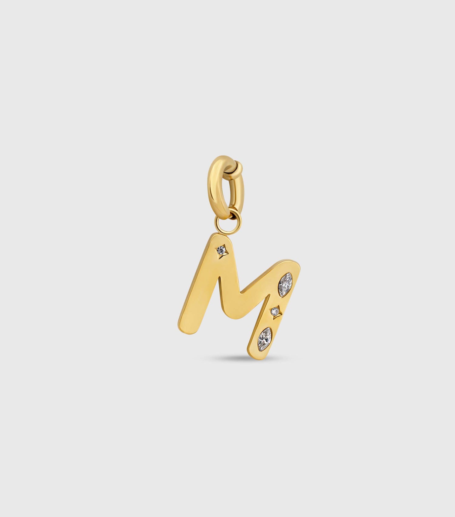 Initial Charm Pendant
