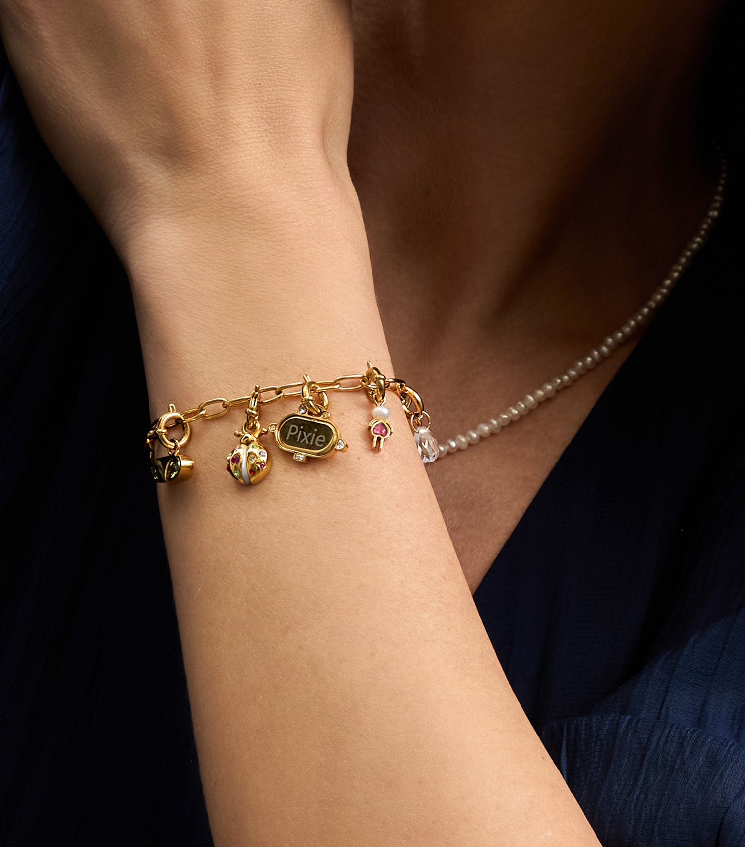 Charm Link Bracelet Gift Set