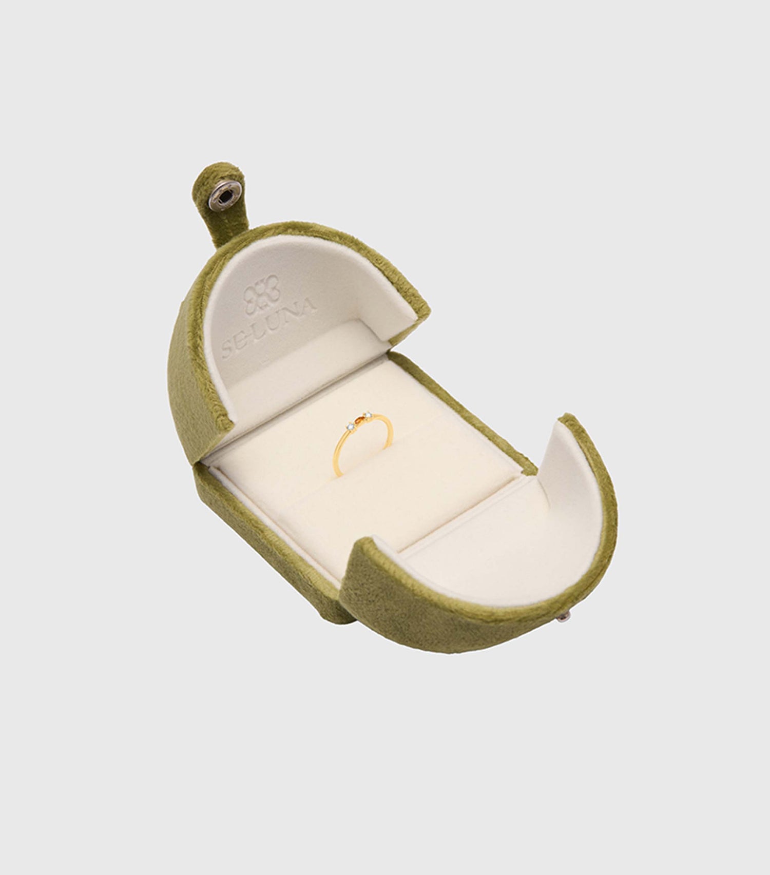 9K Gold Marquise-Cut Citrine and Diamond Ring