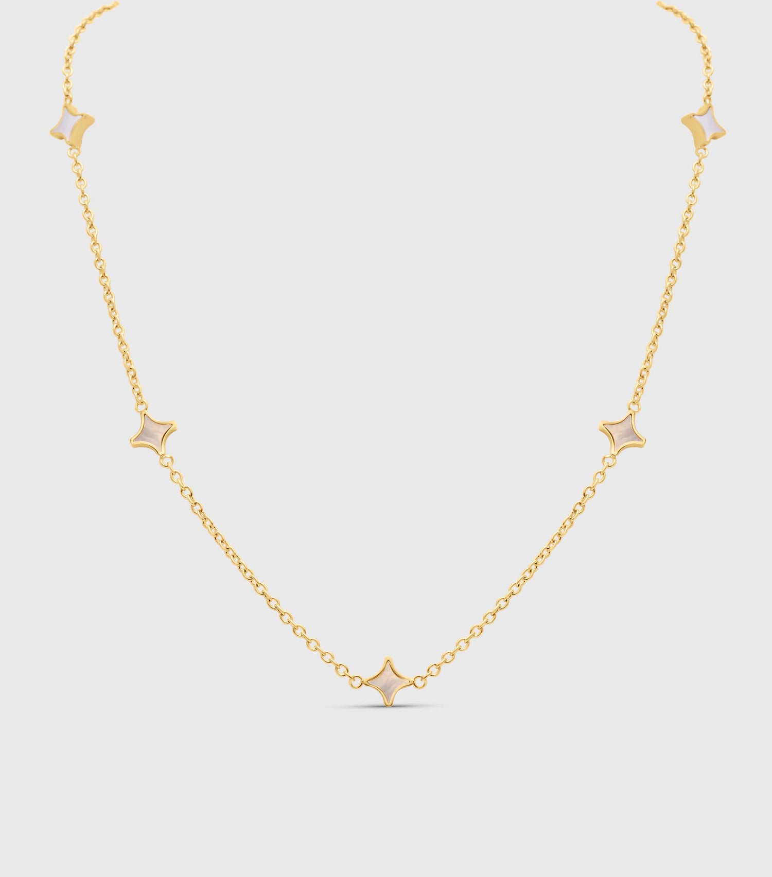 Se-Luna Star Necklace in Mother Of Pearl