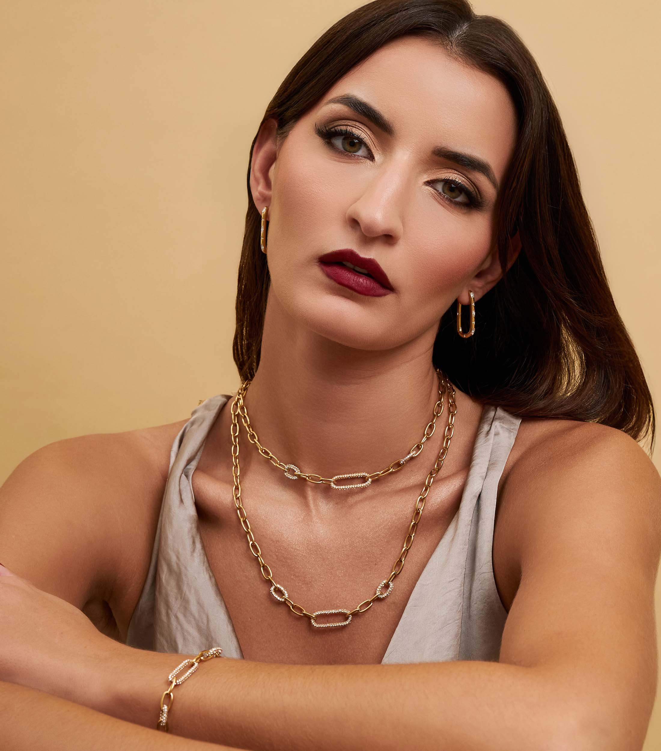 Luminous Link Necklace &amp; Bracelet Gift Set