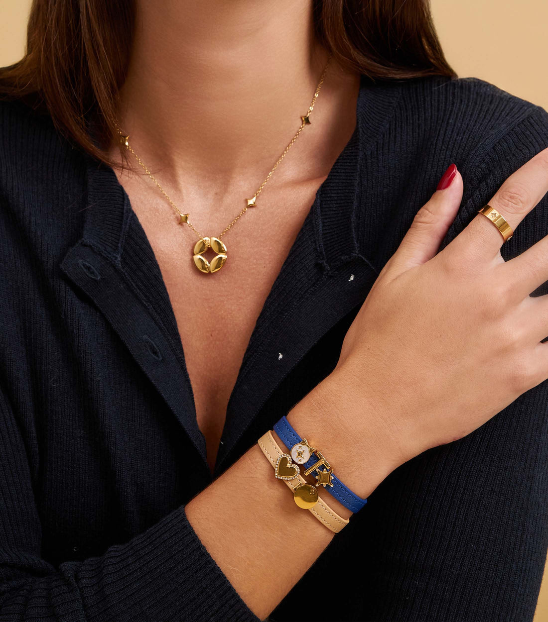 Glittering Heart Charm