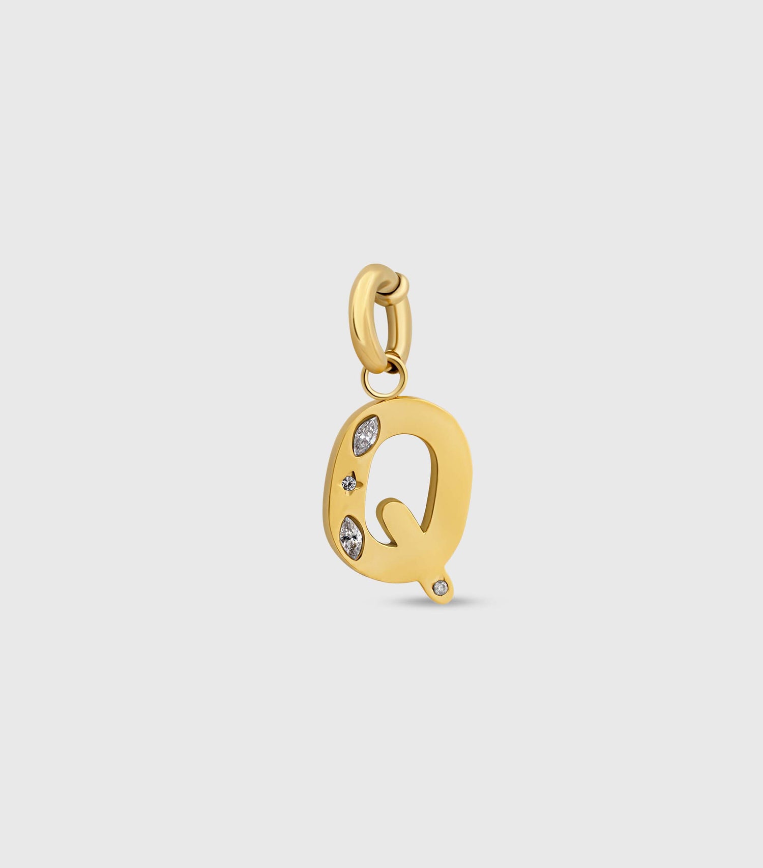 Initial Charm Pendant