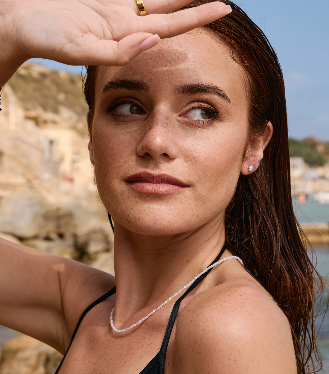 Dusktide Beaded Necklace & Studs Giftset