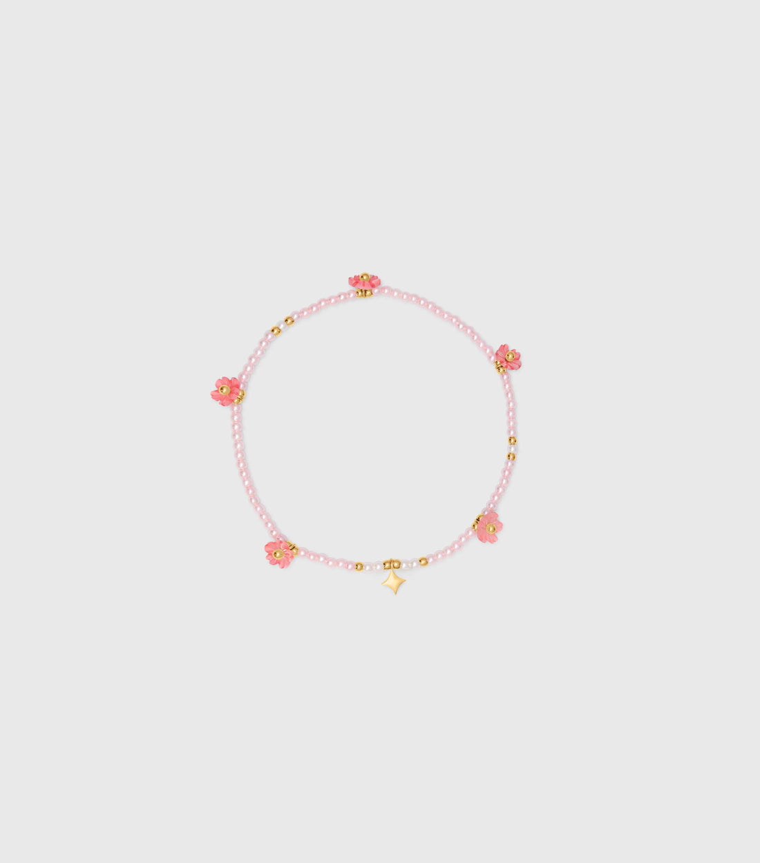 Rosy Twilight Mini Anklet