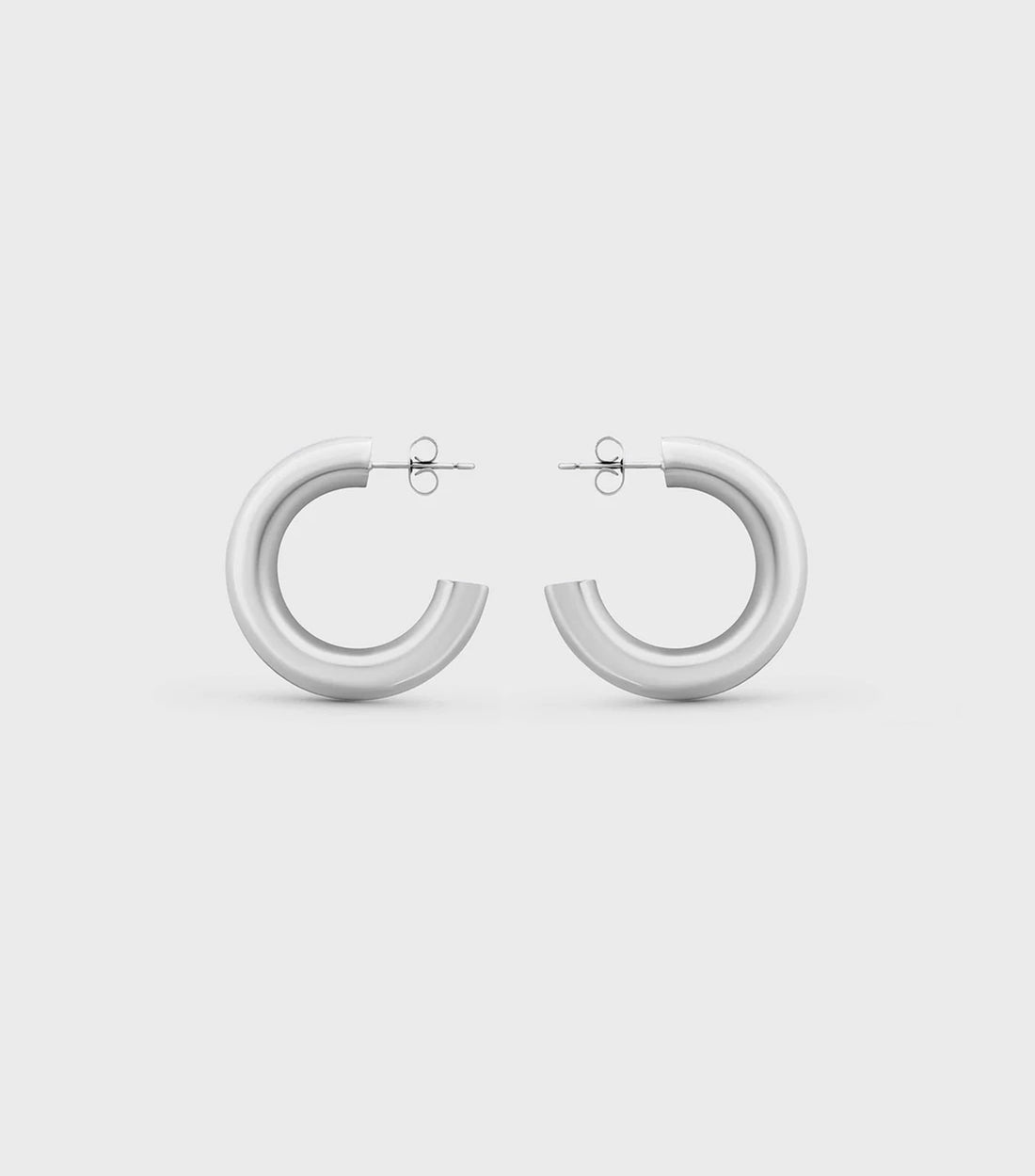 Se-Luna Hoop Earrings in Silver