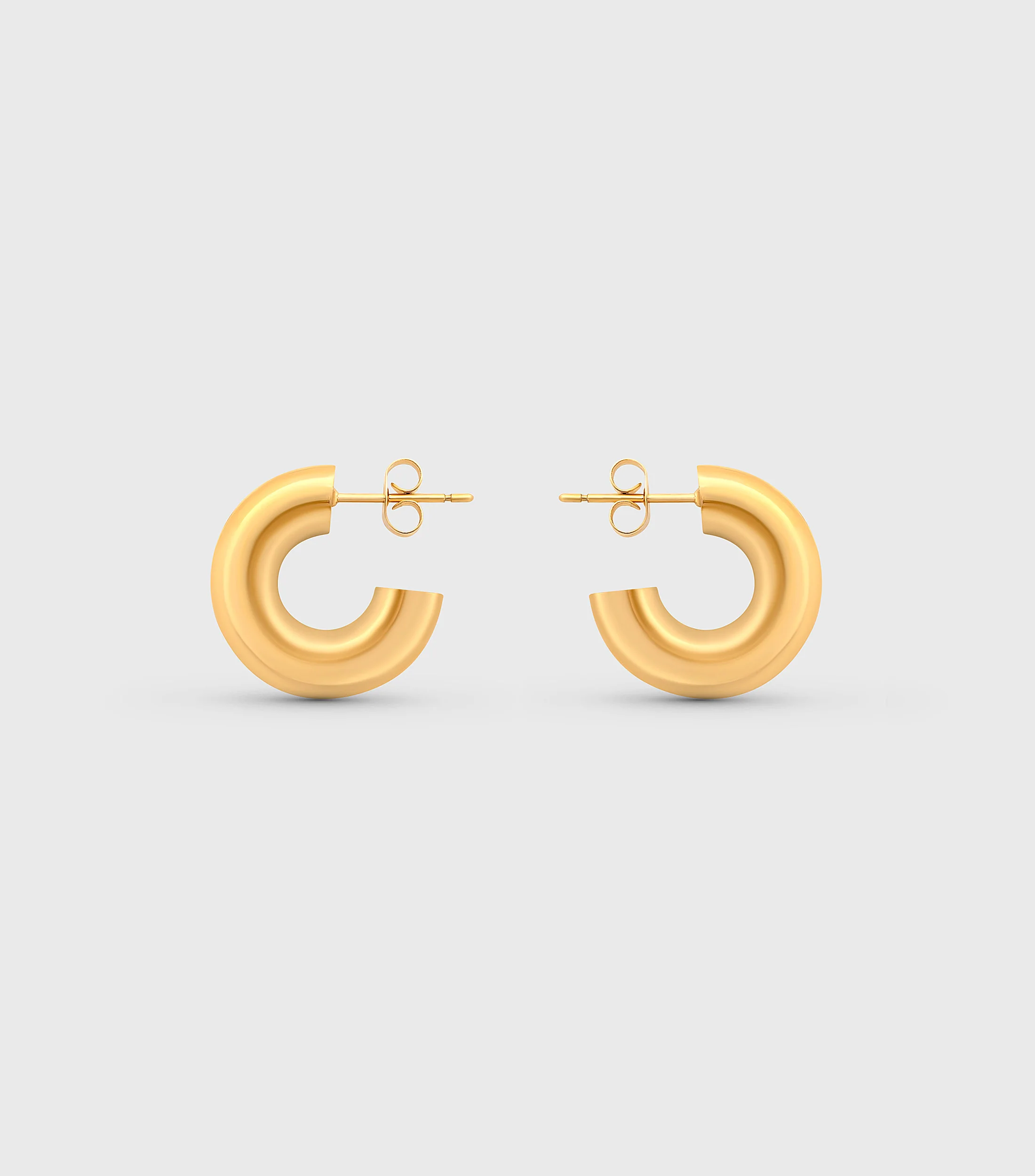 Se-Luna Hoop Medium Earrings in Gold