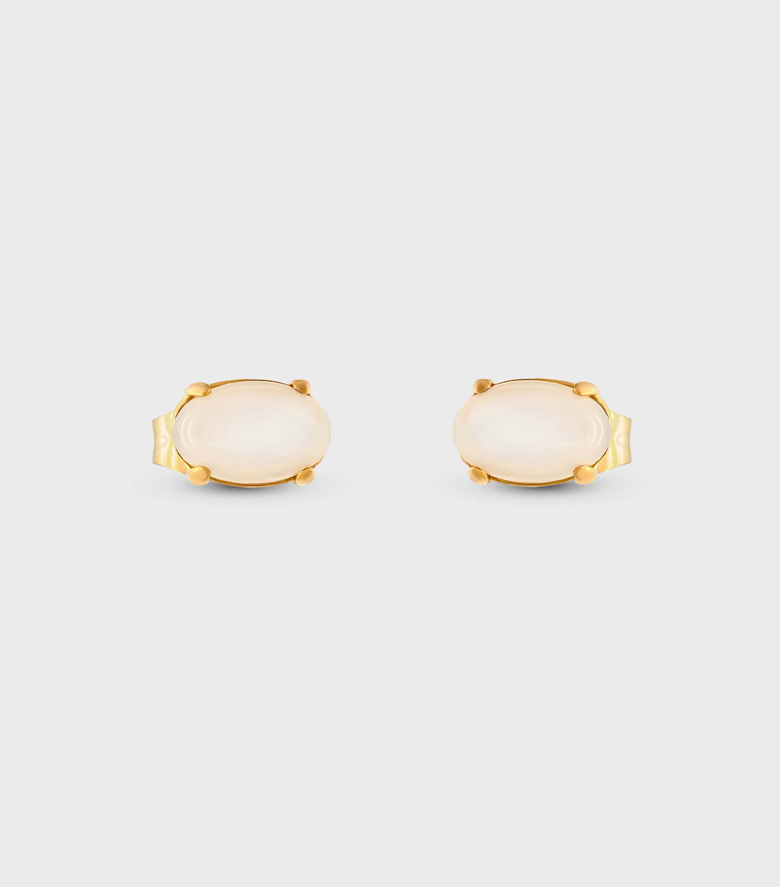 Oval Mother of Pearl Studs