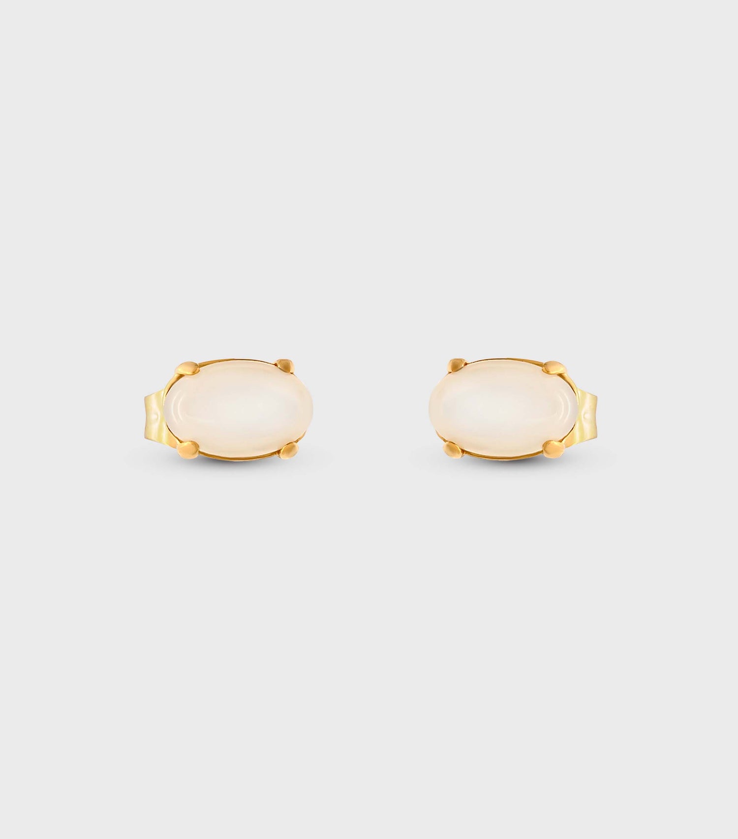 Oval Mother of Pearl Studs