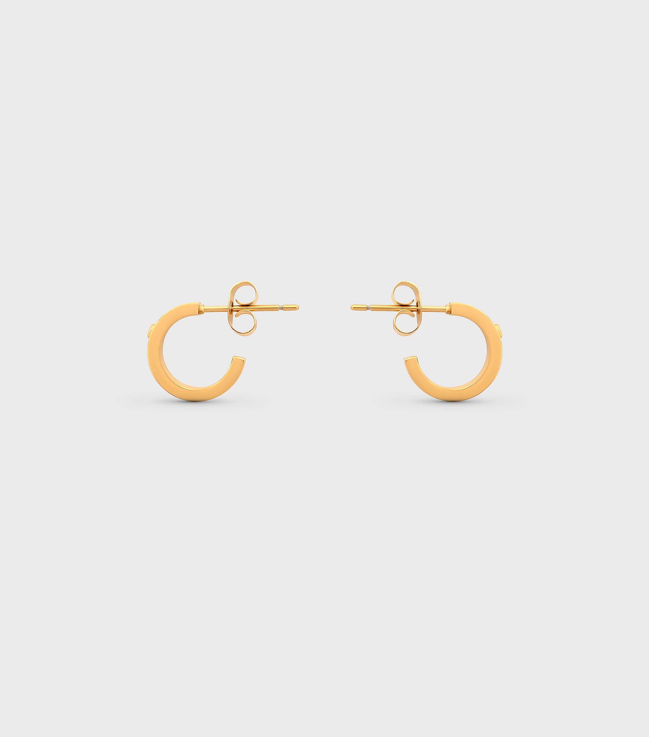 Gold Petite Hoops