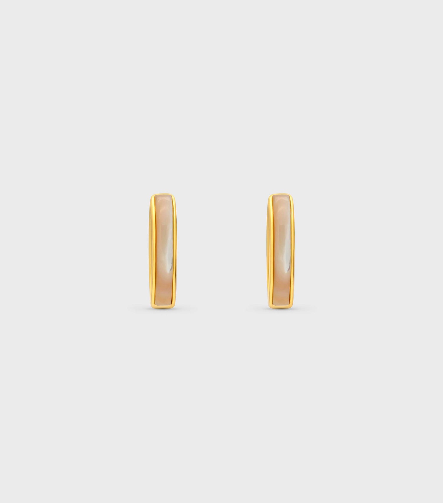 Mother of Pearl Hoop Earrings