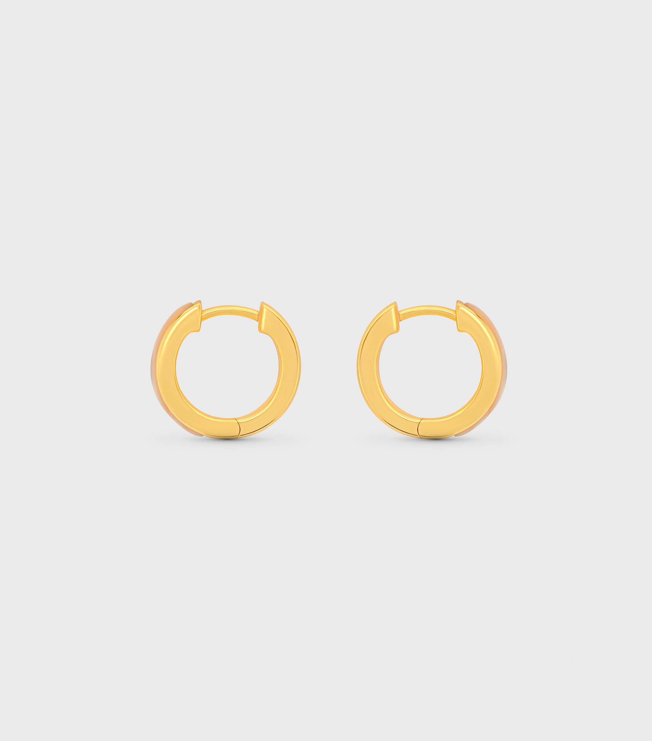 Mother of Pearl Hoop Earrings