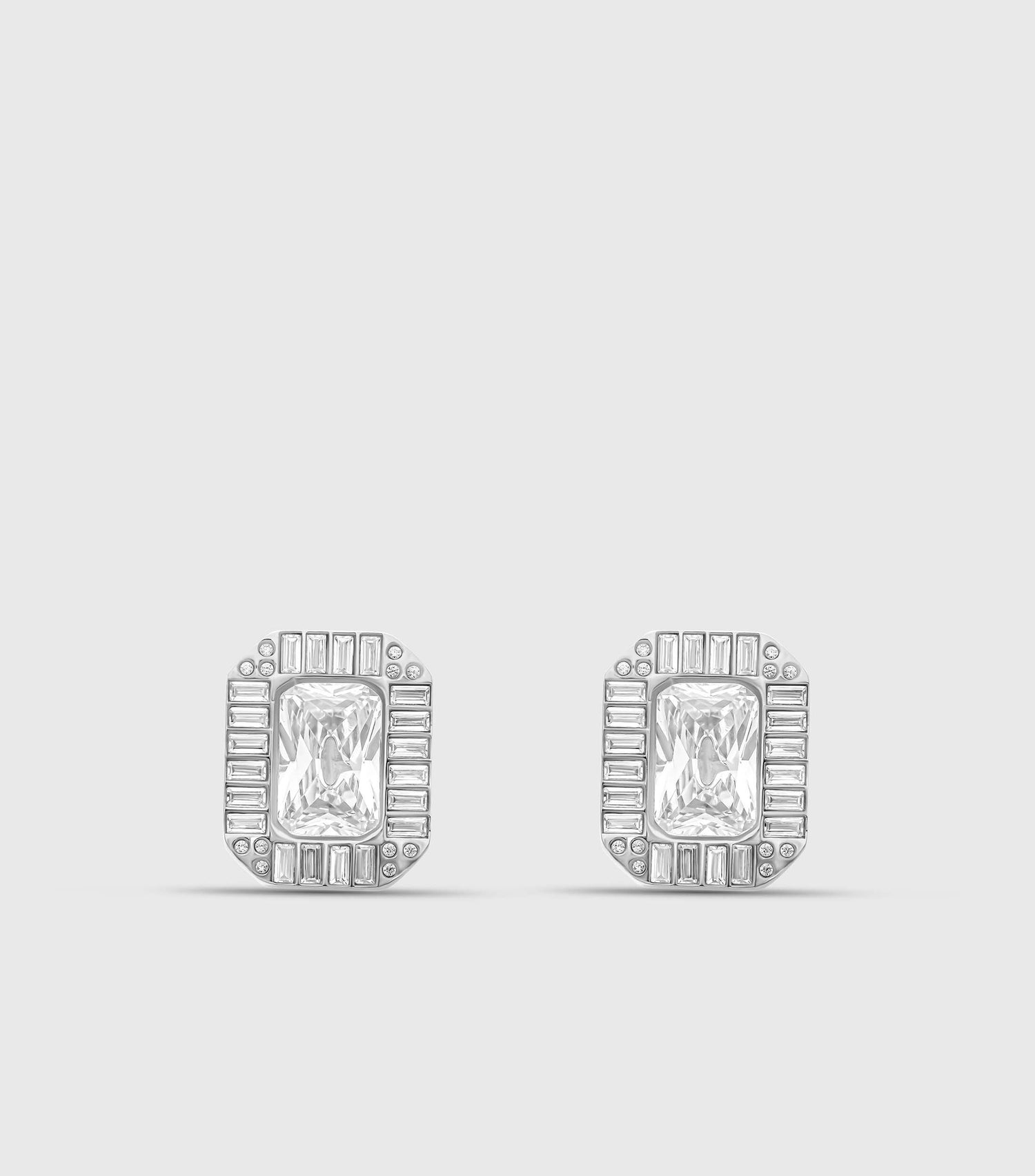 Bold Geometric Zirconia Studs