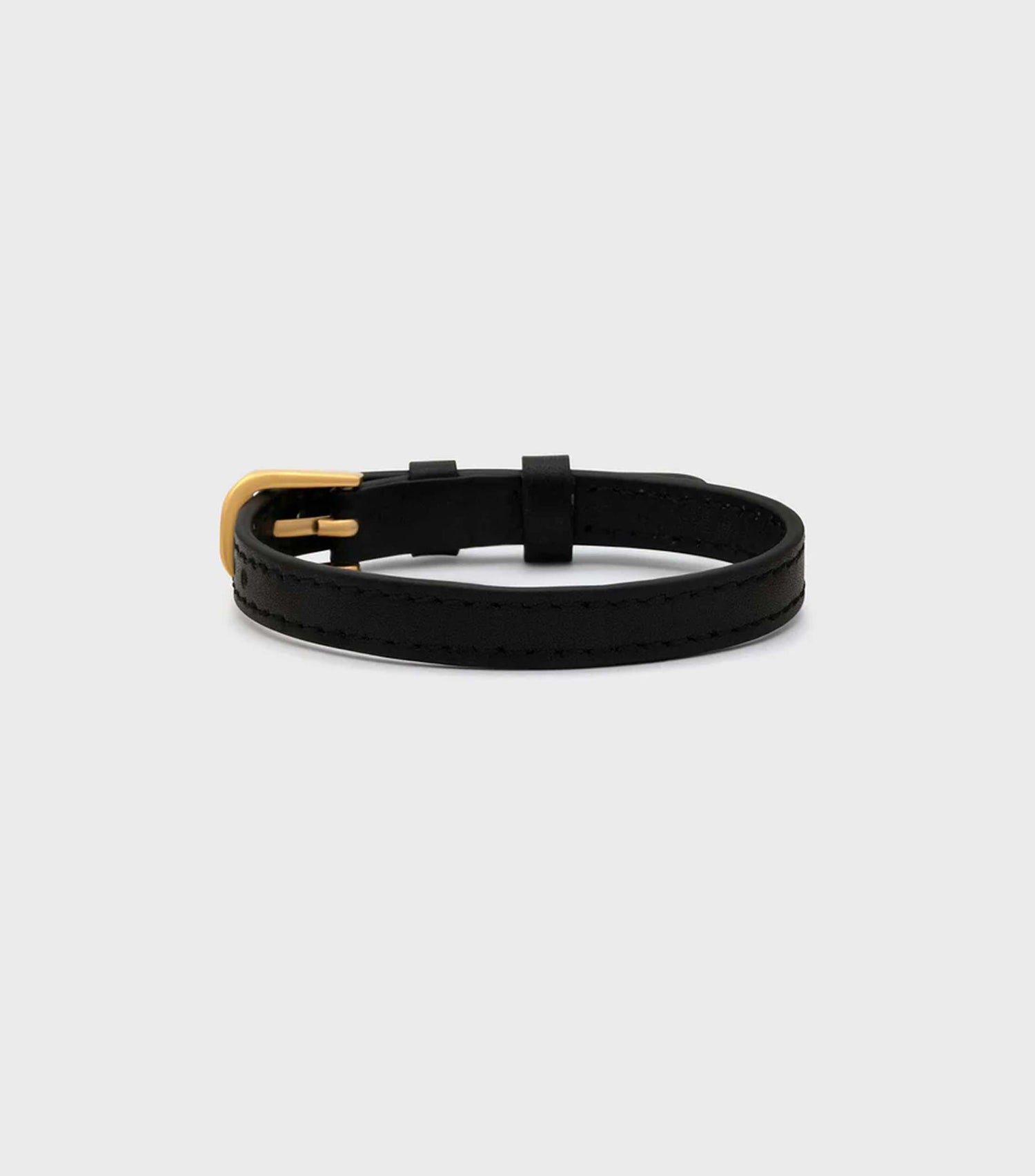 Black Leather Bracelet