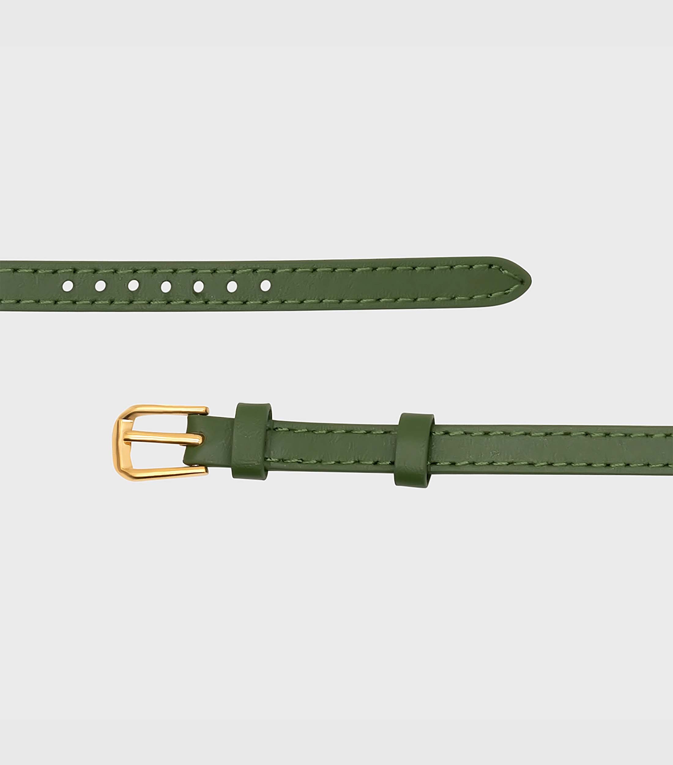 Green Leather Bracelet