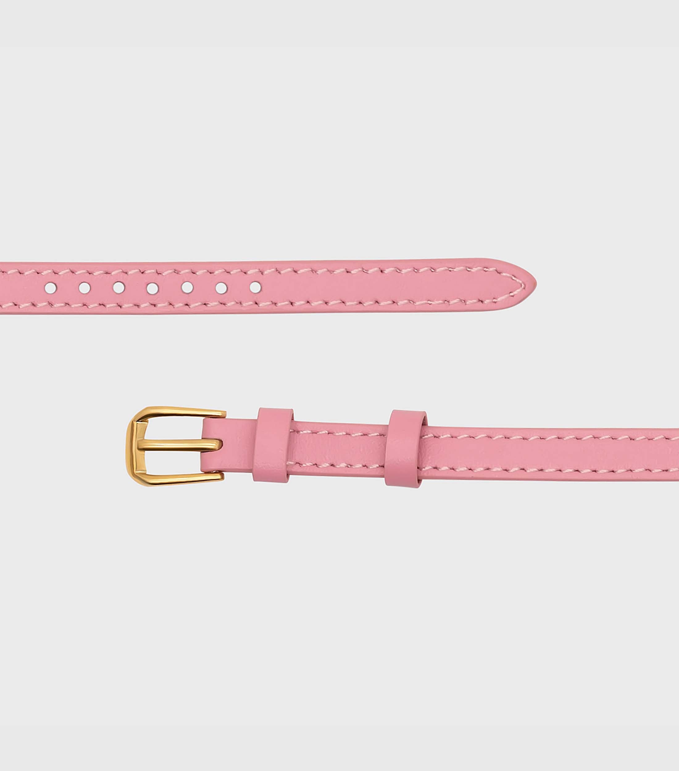 Pink Leather Bracelet