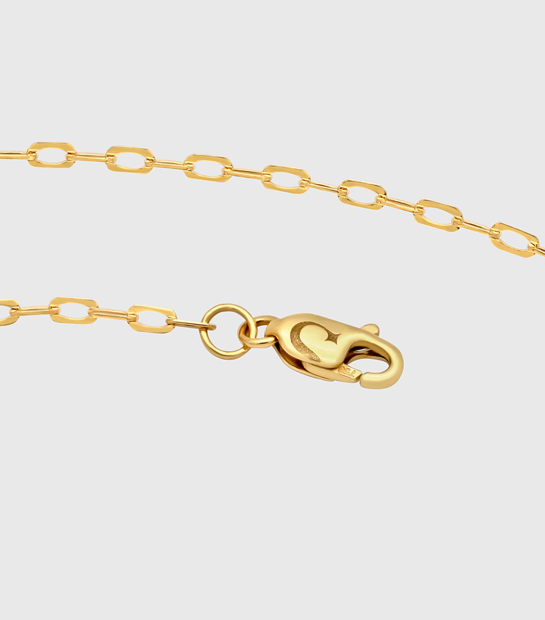 18k Solid Gold Fine Link Chain Necklace