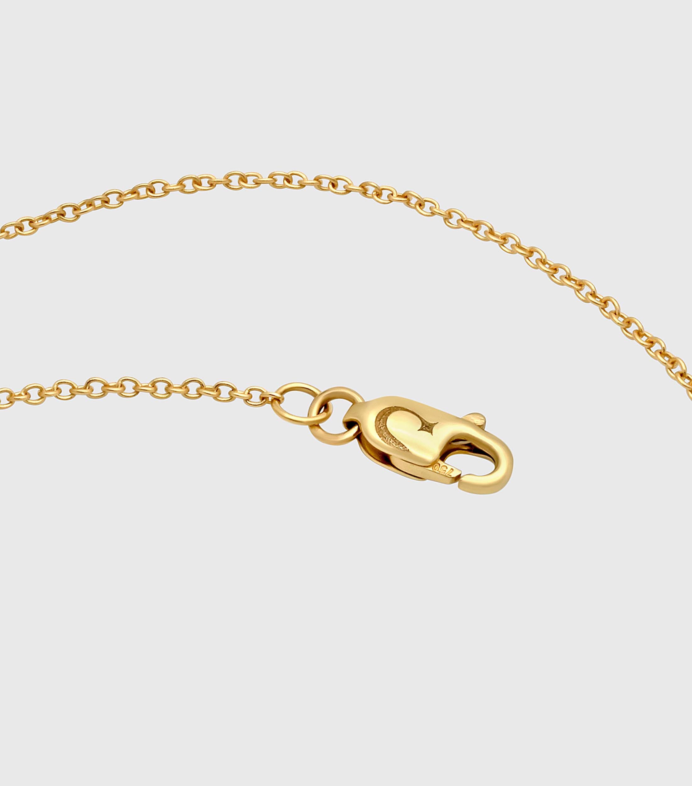 18k Solid Gold Fine Cable Chain Necklace