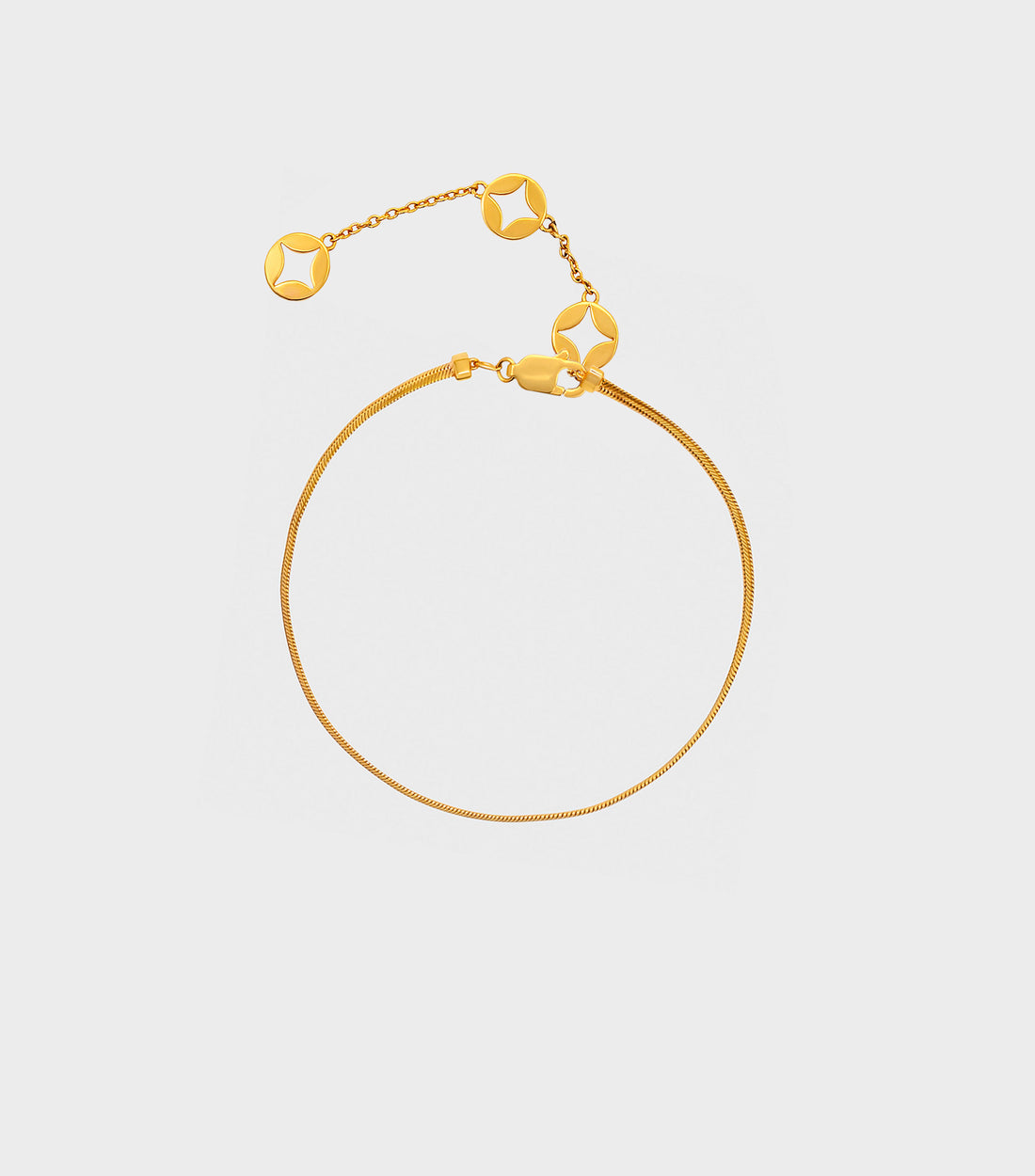 Flat Snake Chain Bracelet