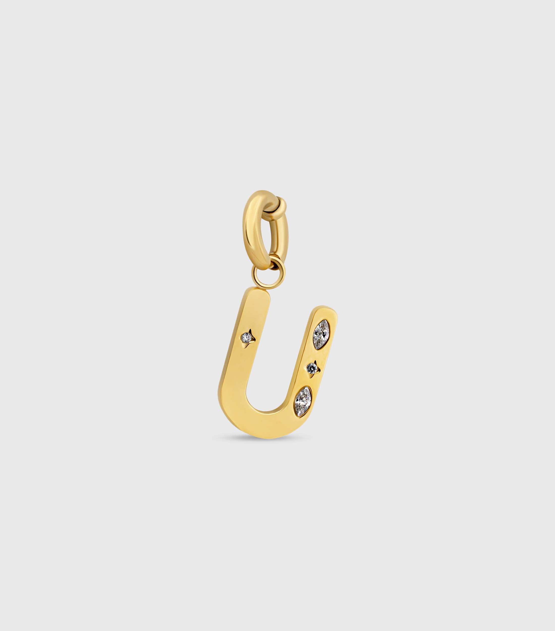 Initial Charm Pendant