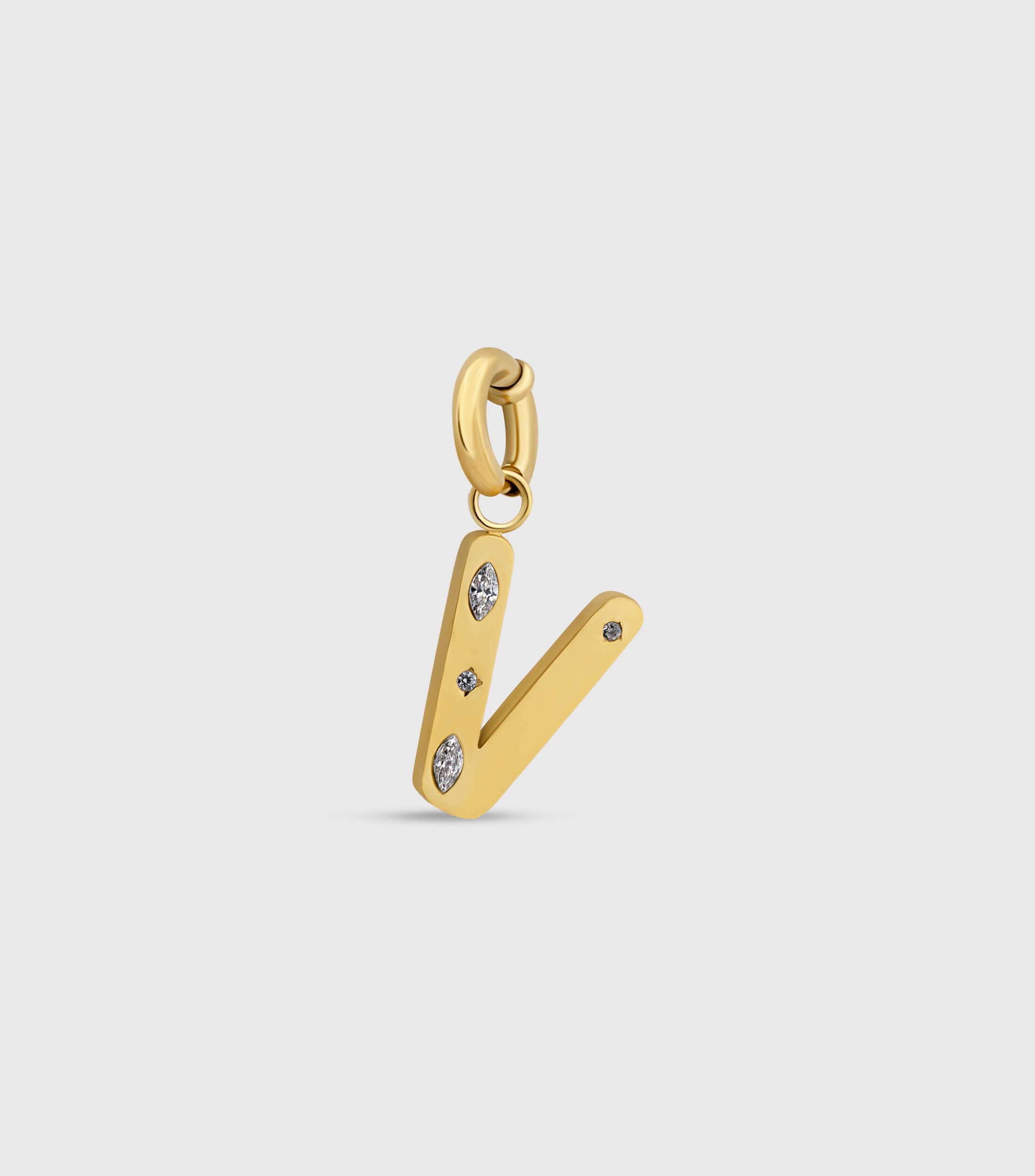 Initial Charm Pendant