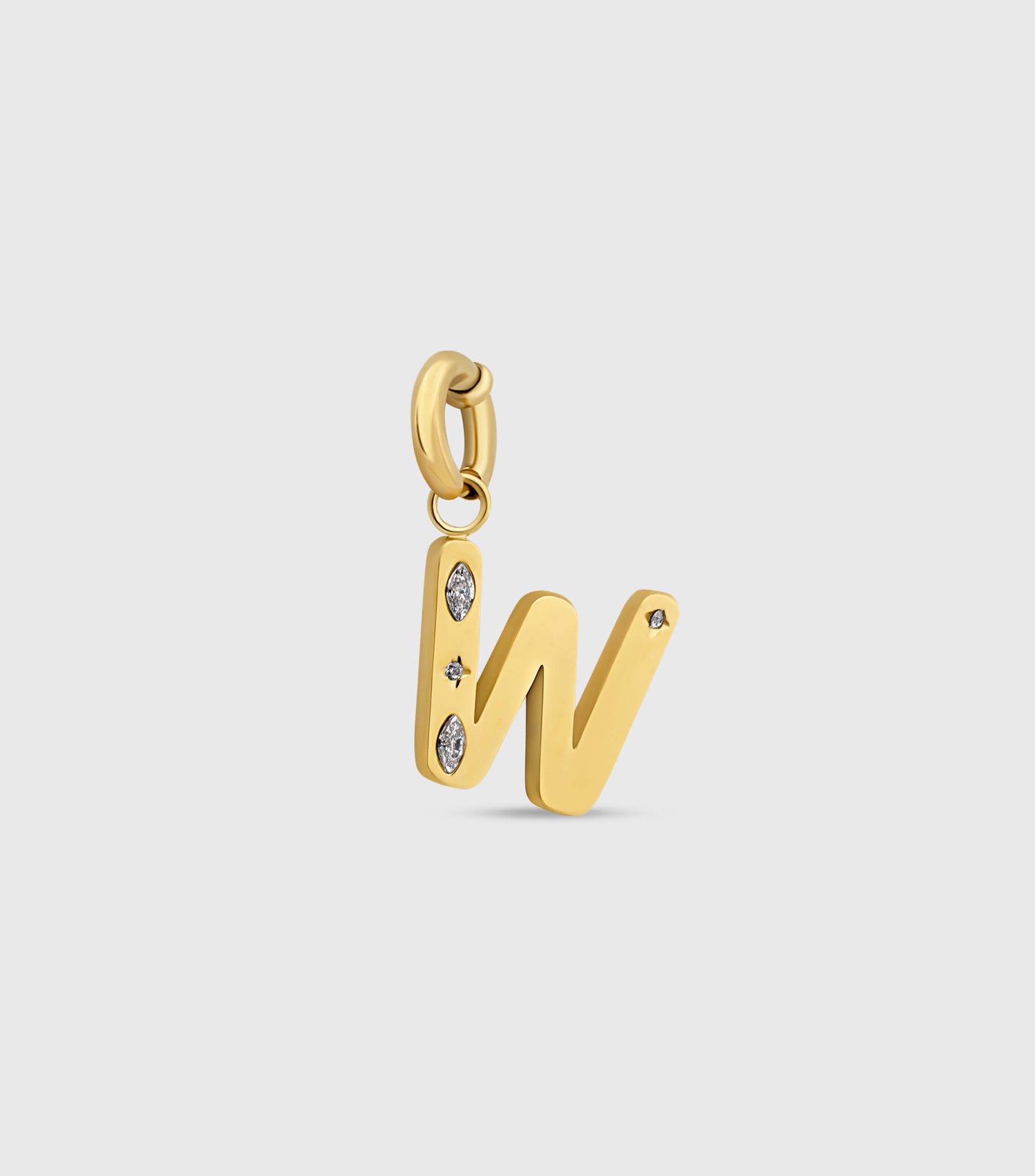 Initial Charm Pendant