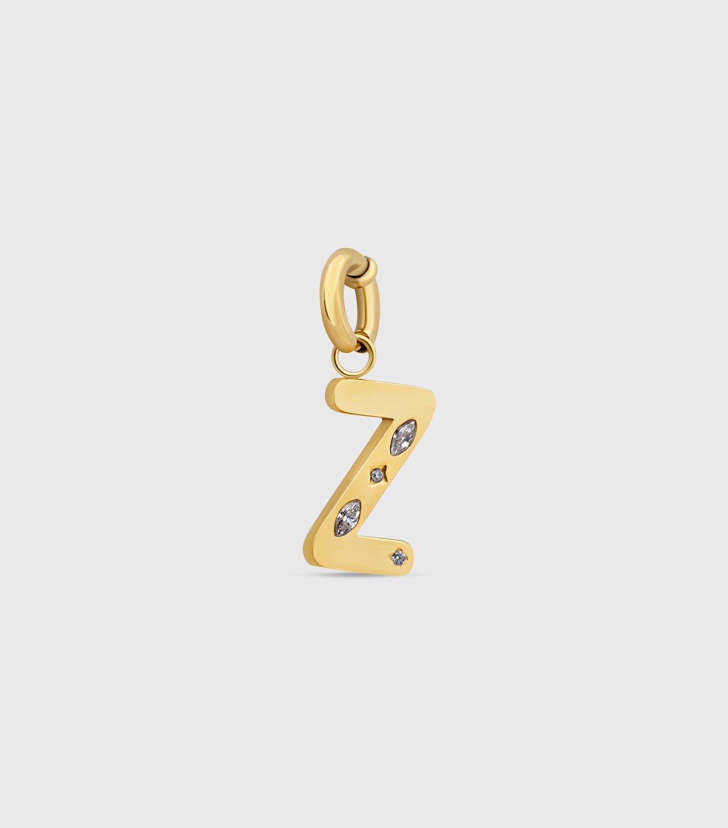Initial Charm Pendant