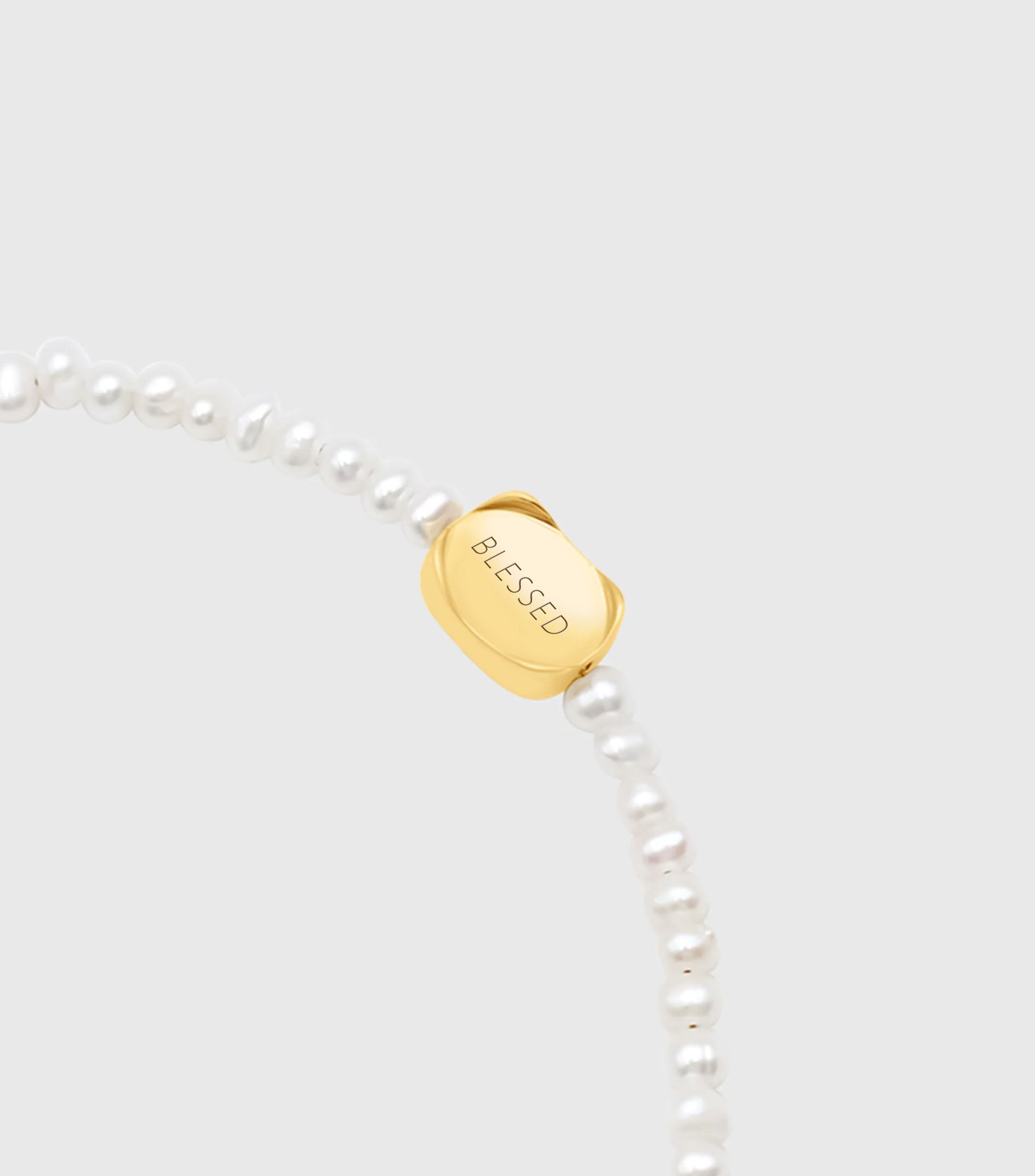 Vermeil Celestial Blessed Pendant Pearl Bracelet