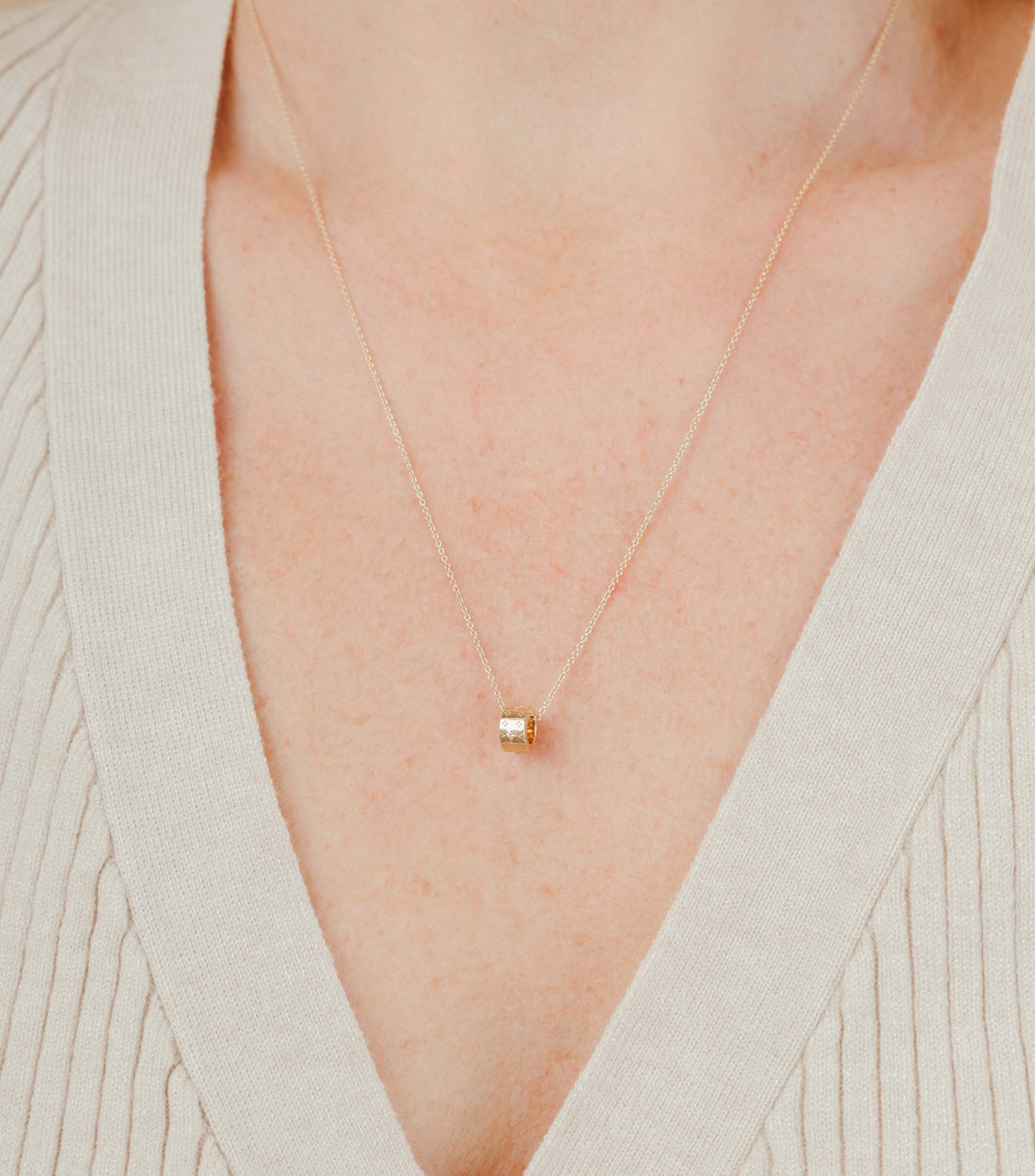 9K Solid Gold Se-Luna Ring Charm